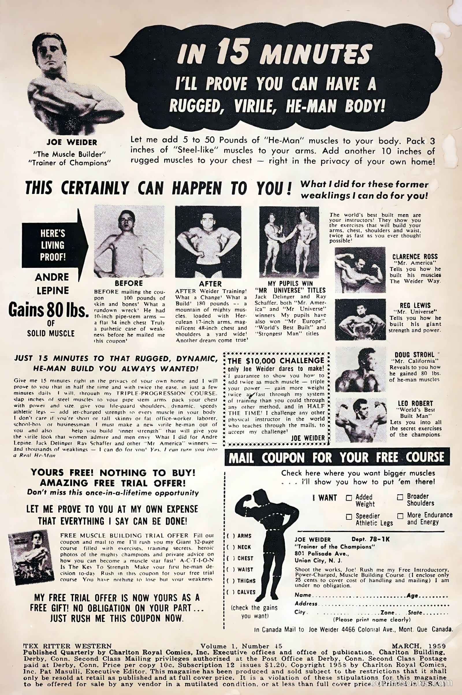 Tex Ritter Western #45 (1959) — page 2 of 35