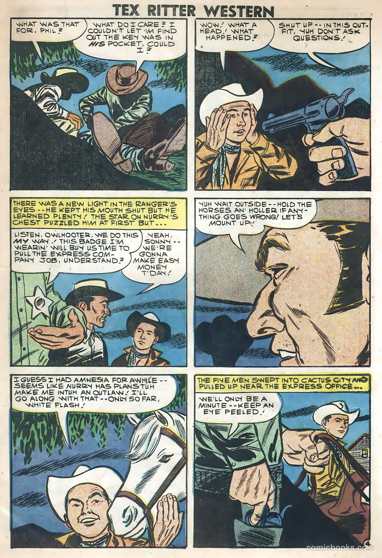 Tex Ritter Western #45 (1959) — page 7 of 35