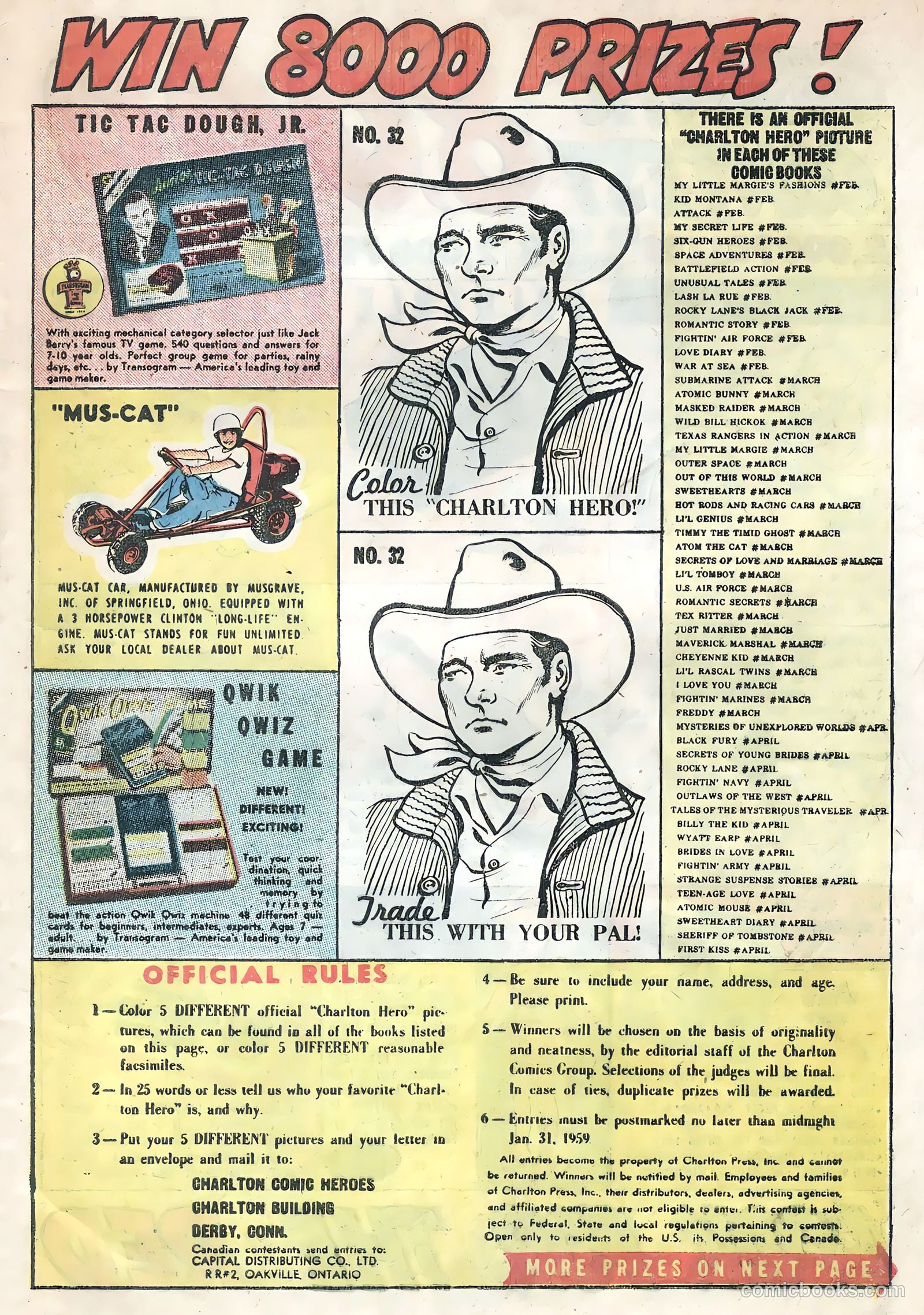 Tex Ritter Western #45 (1959) — page 9 of 35