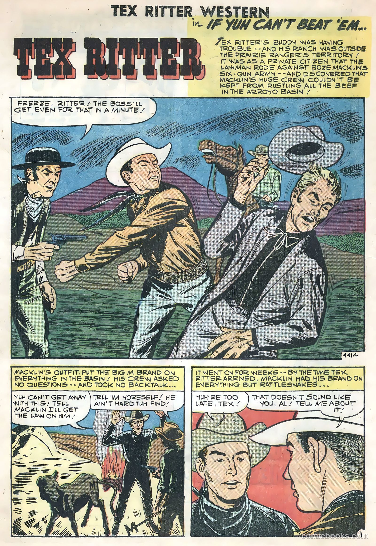 Tex Ritter Western #45 (1959) — page 15 of 35