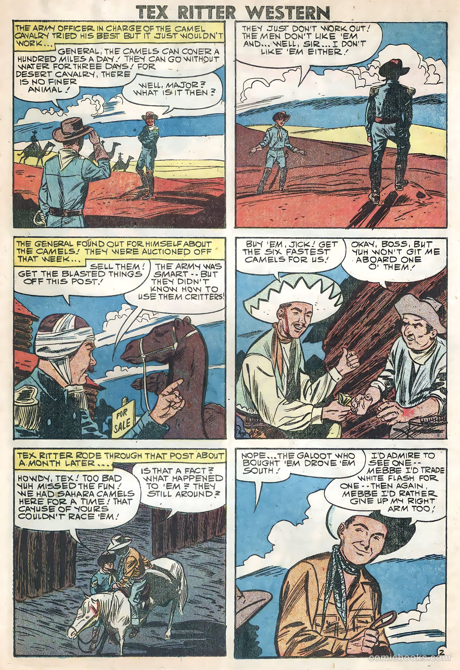Tex Ritter Western #45 (1959) — page 22 of 35