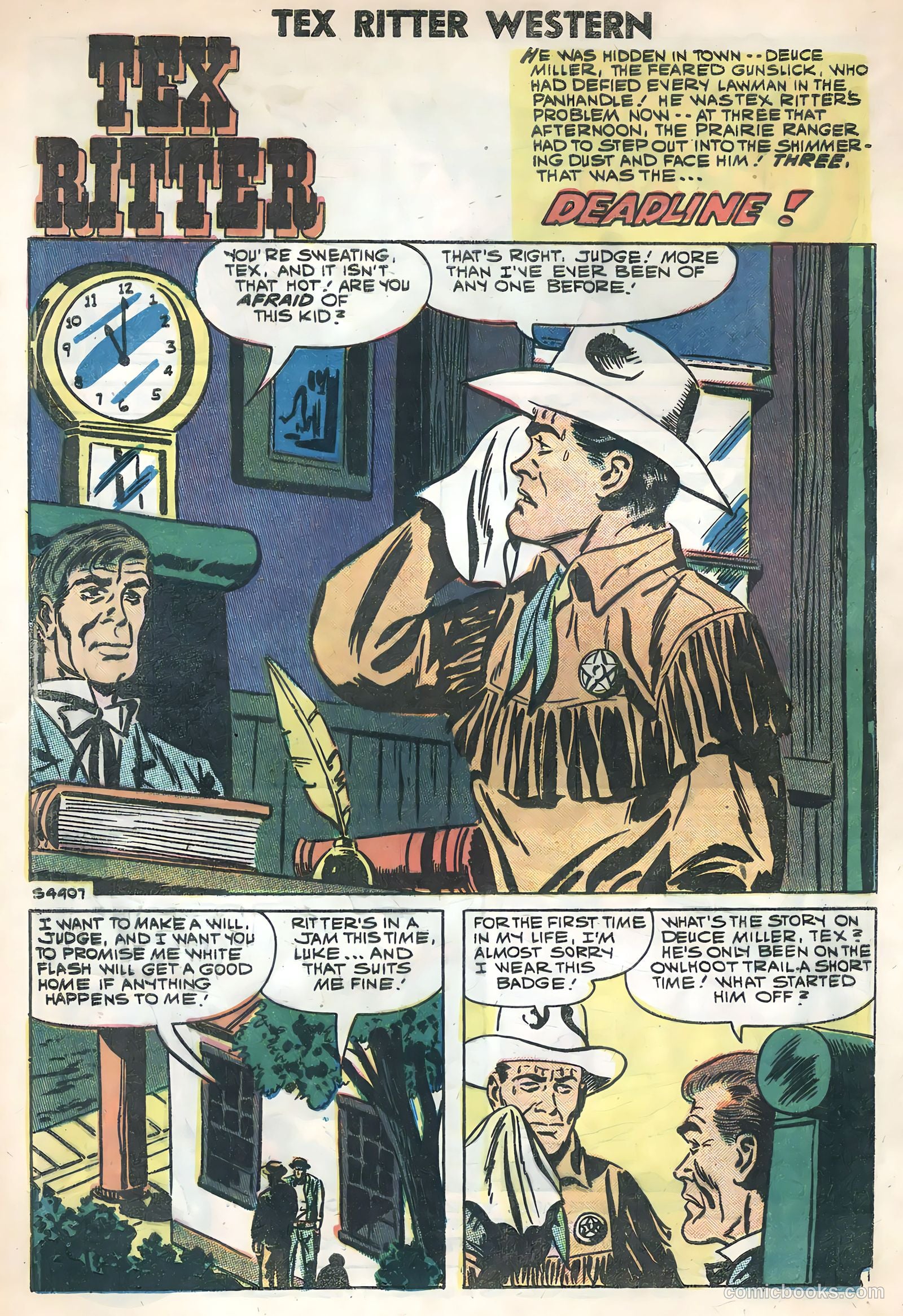 Tex Ritter Western #45 (1959) — page 27 of 35
