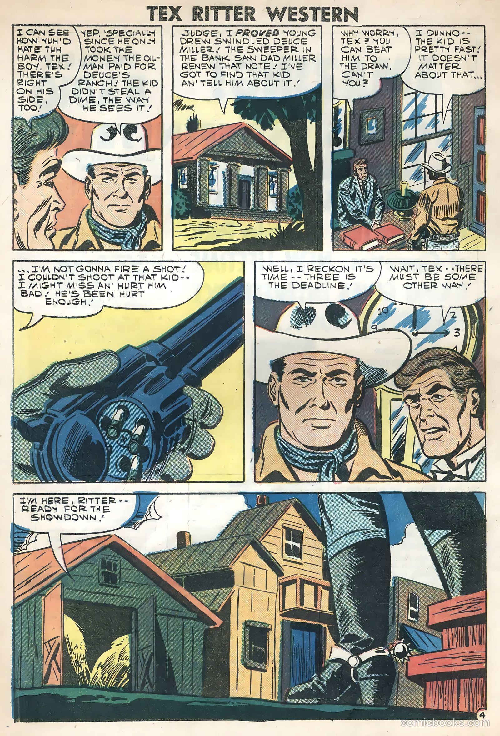 Tex Ritter Western #45 (1959) — page 31 of 35