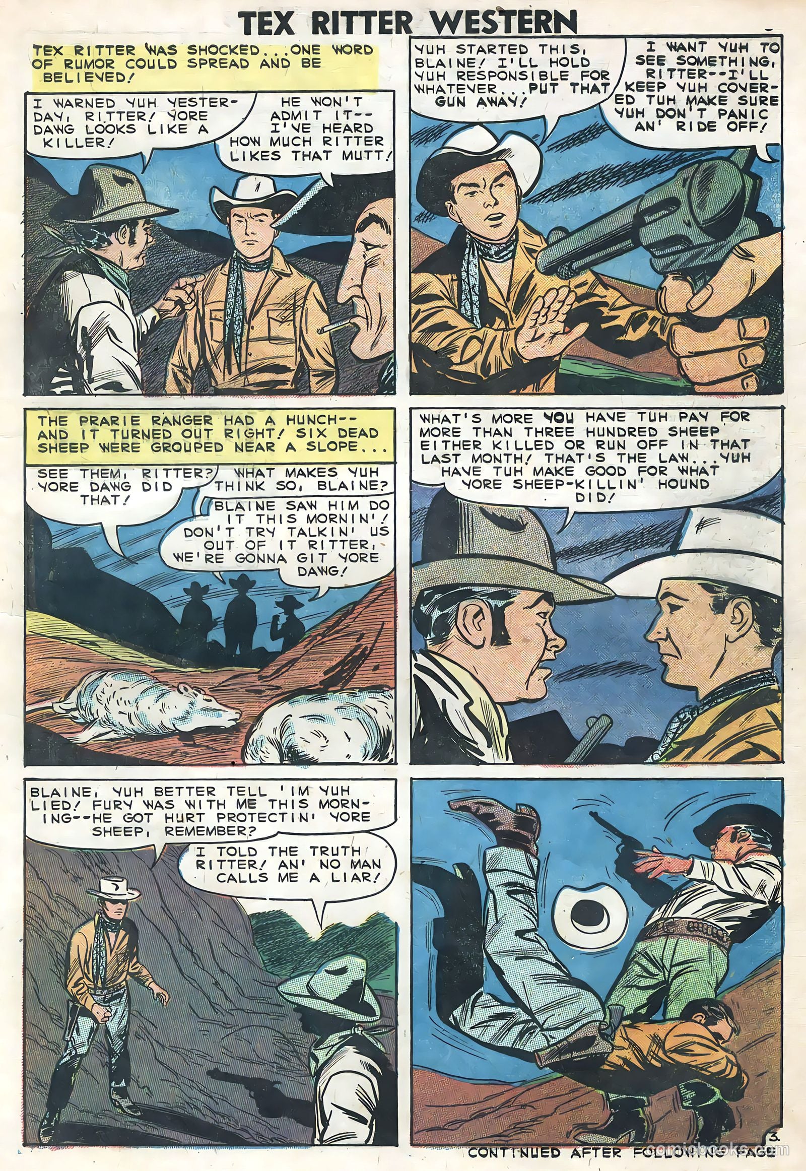 Tex Ritter Western #46 (1959) — page 5 of 36