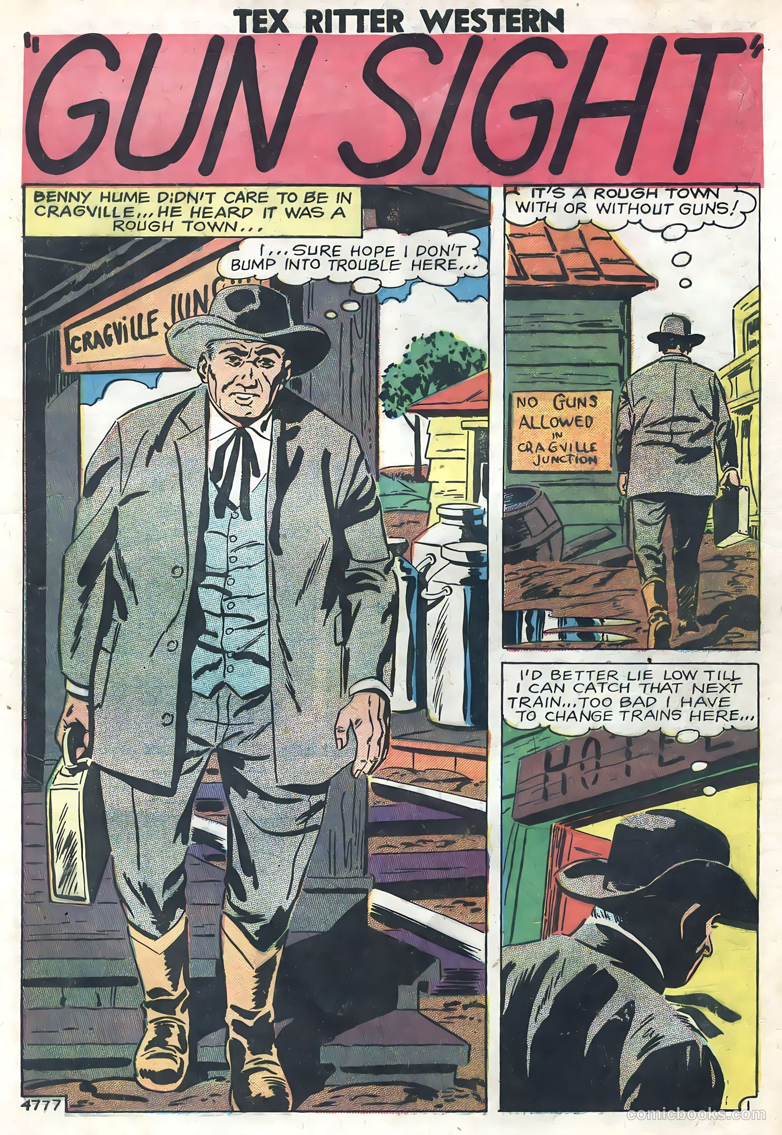 Tex Ritter Western #46 (1959) — page 9 of 36