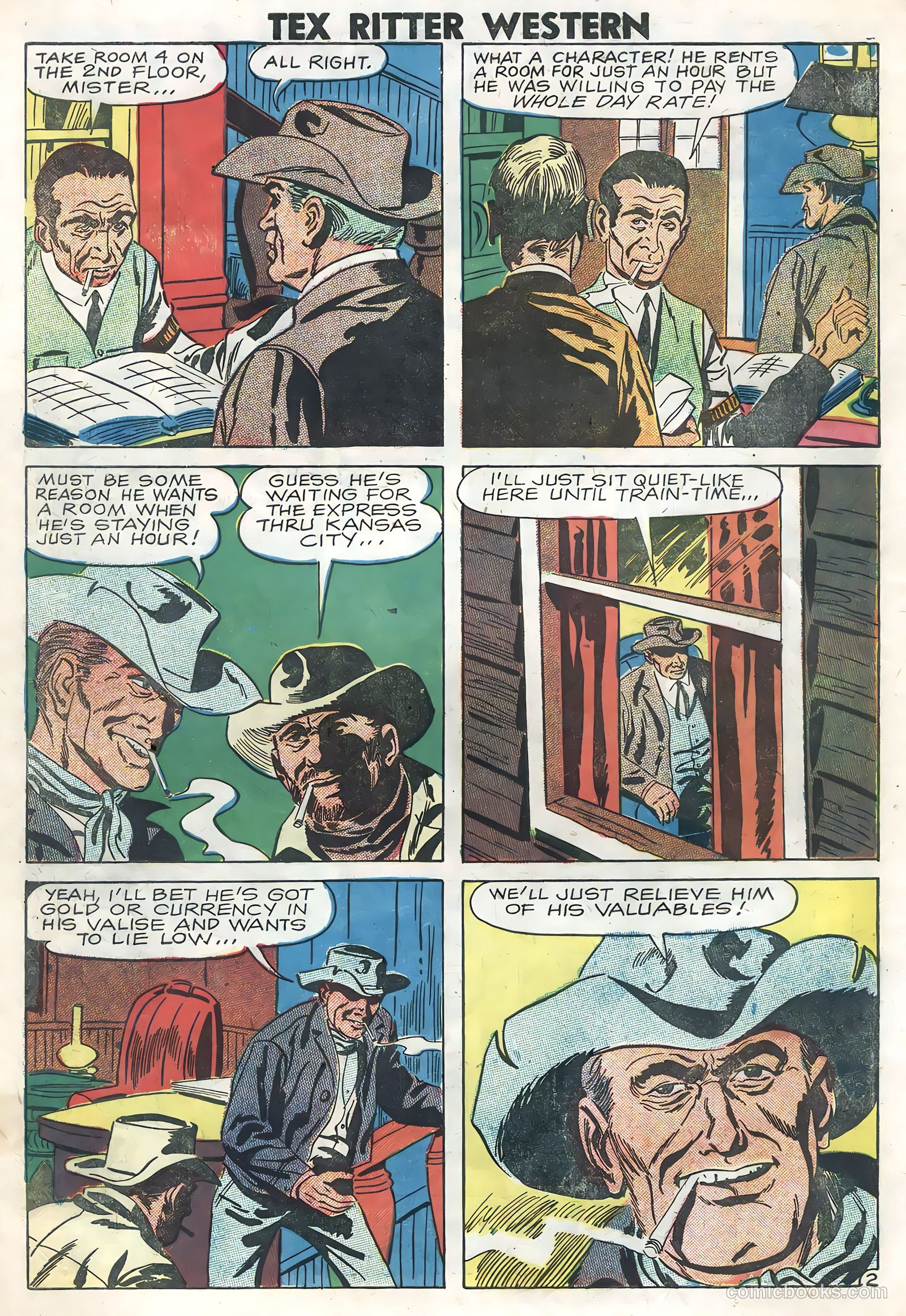 Tex Ritter Western #46 (1959) — page 10 of 36