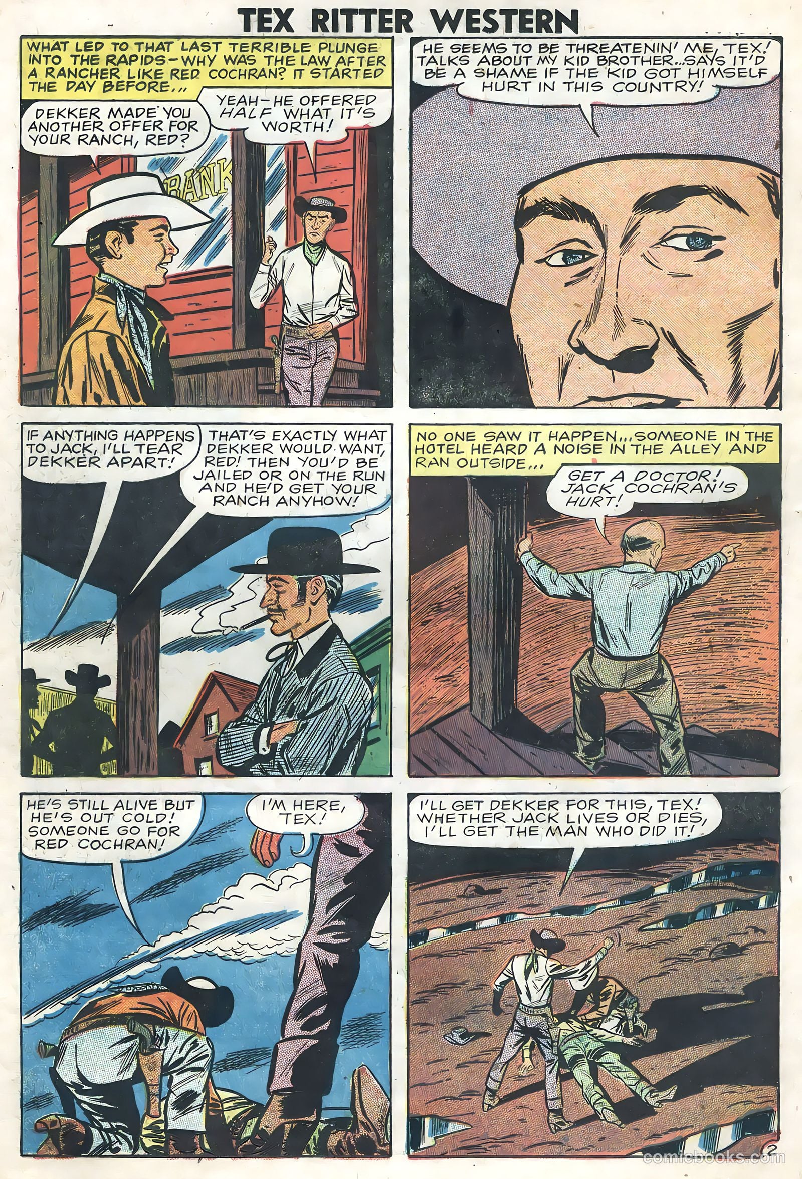 Tex Ritter Western #46 (1959) — page 16 of 36