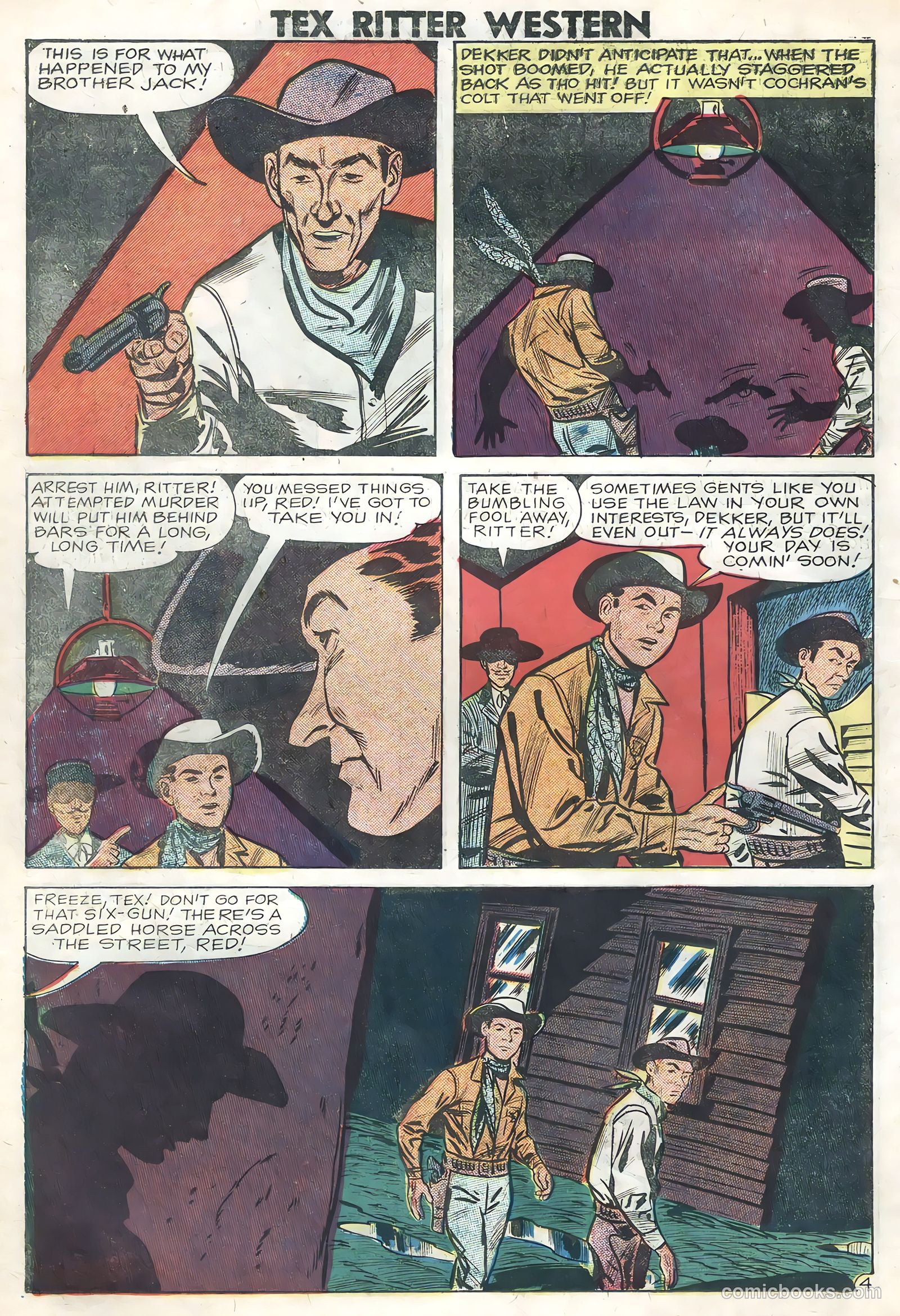 Tex Ritter Western #46 (1959) — page 18 of 36