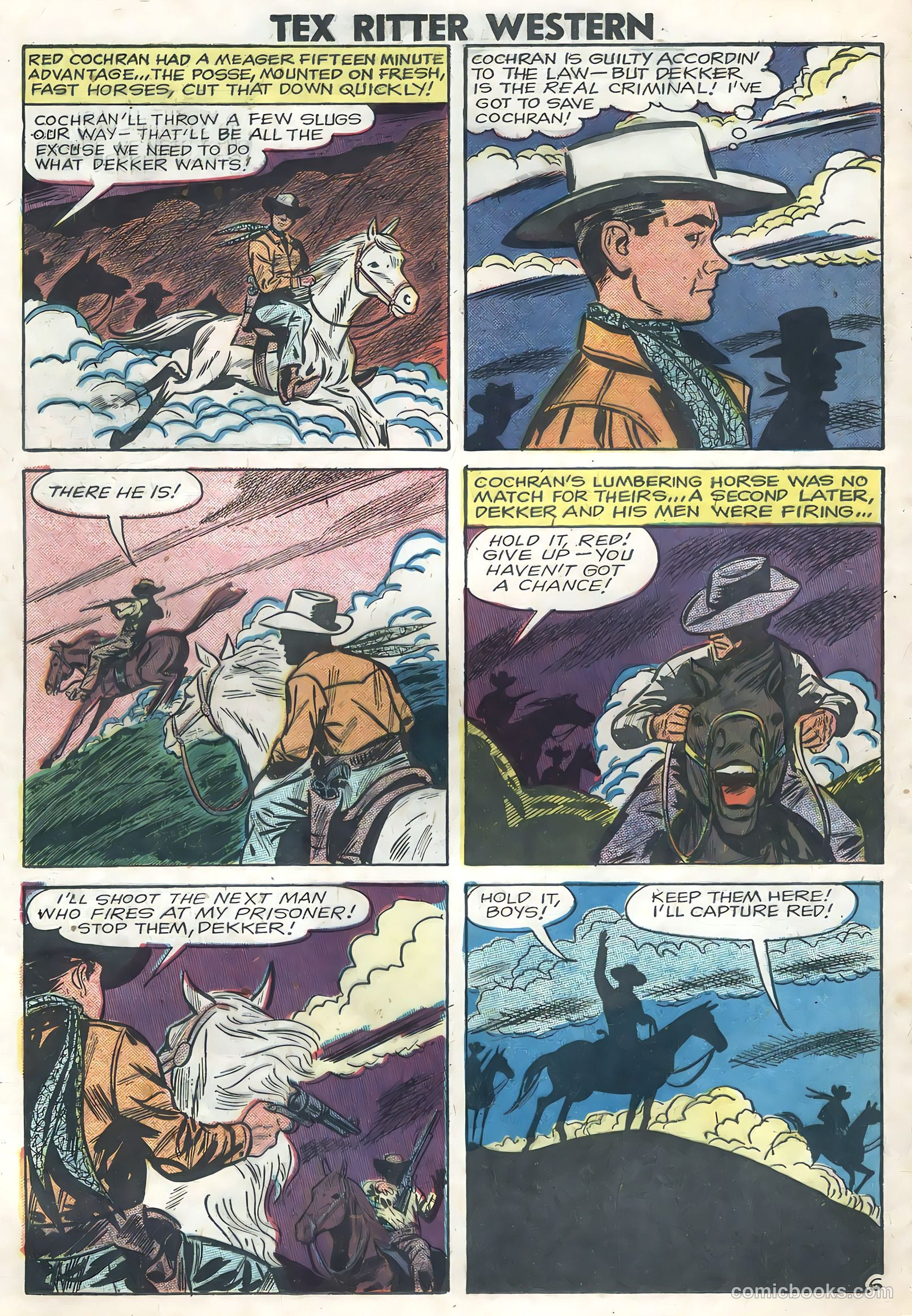 Tex Ritter Western #46 (1959) — page 20 of 36