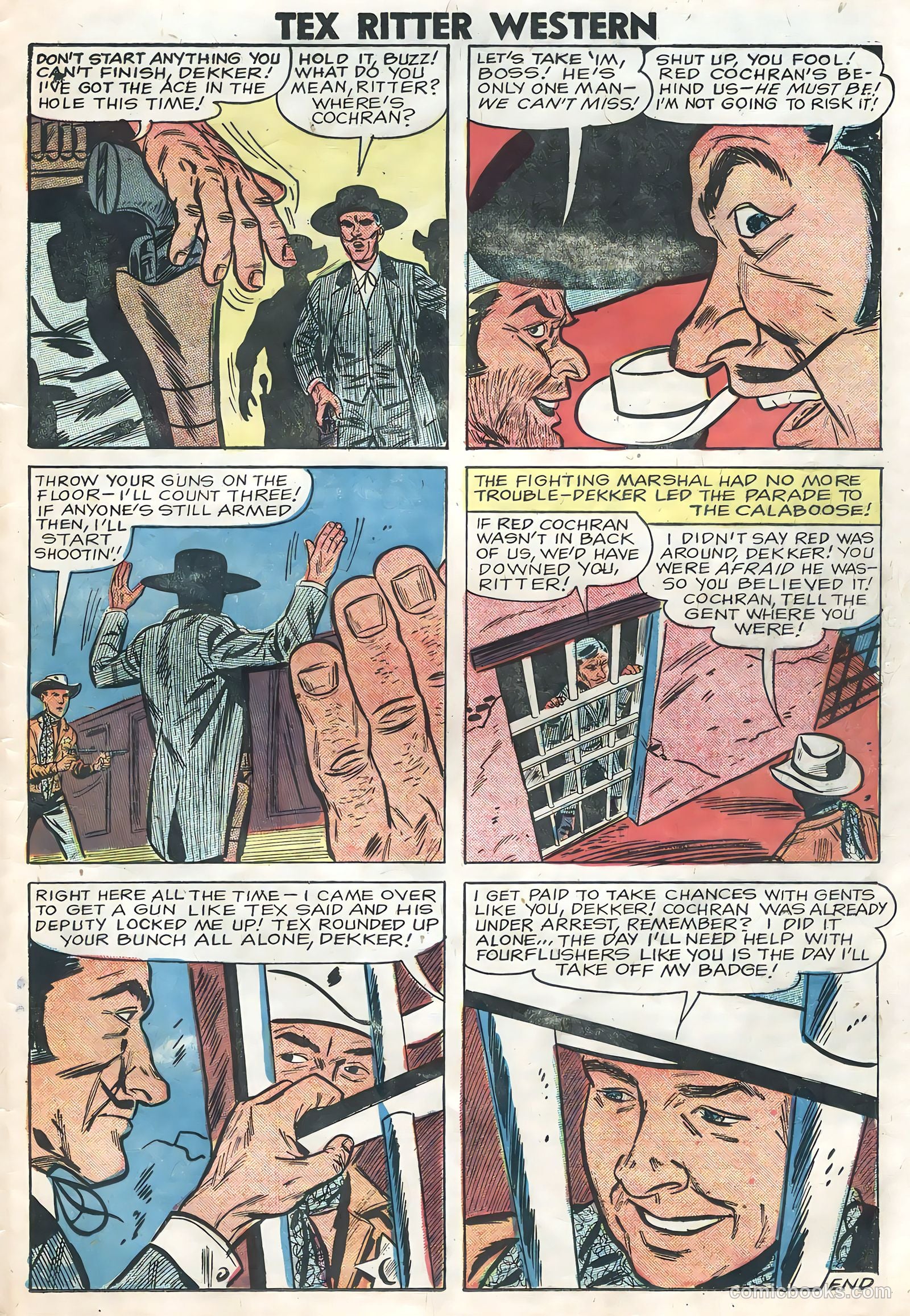 Tex Ritter Western #46 (1959) — page 25 of 36