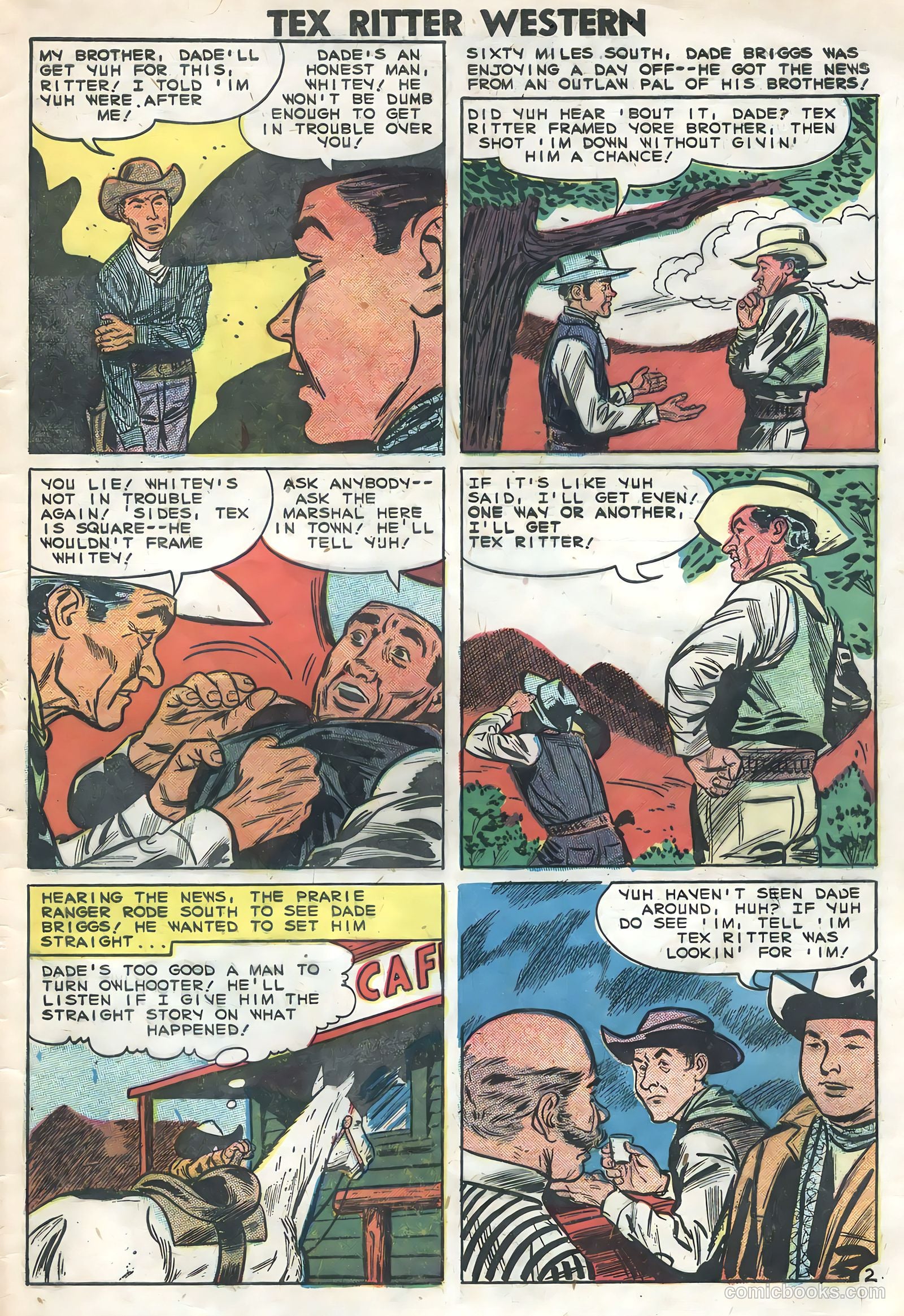 Tex Ritter Western #46 (1959) — page 29 of 36