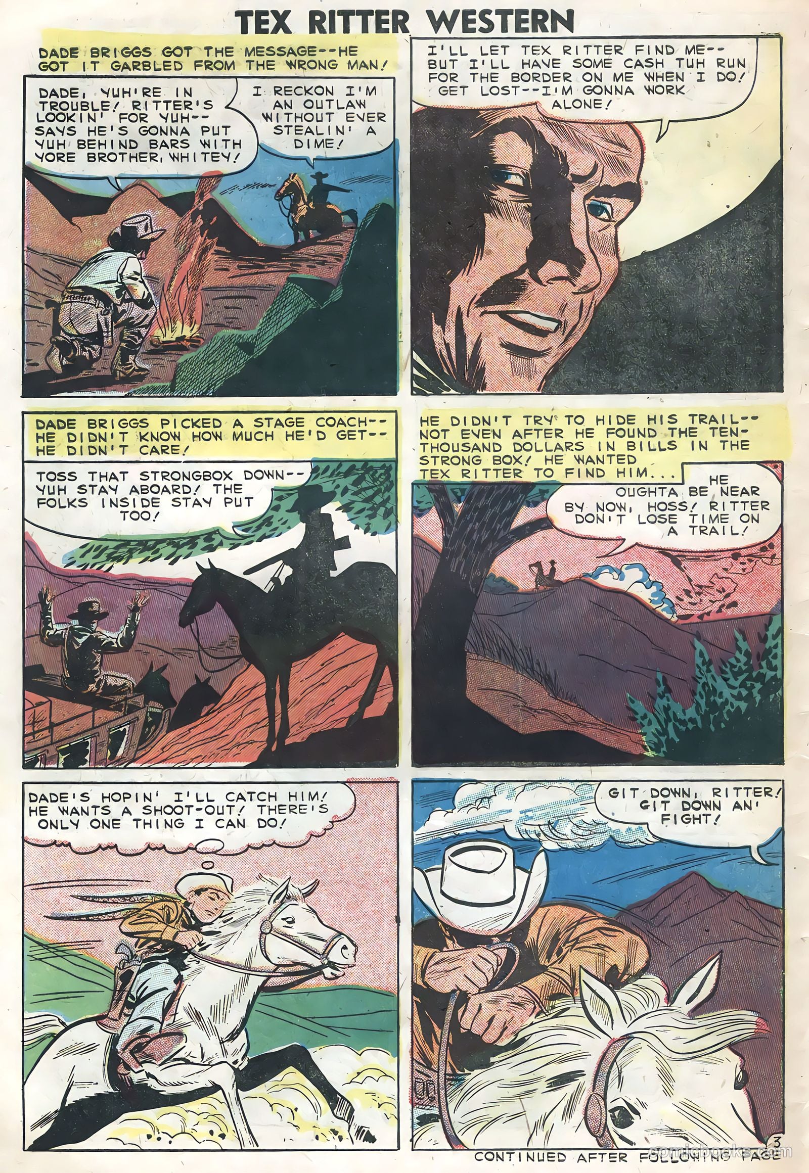 Tex Ritter Western #46 (1959) — page 30 of 36