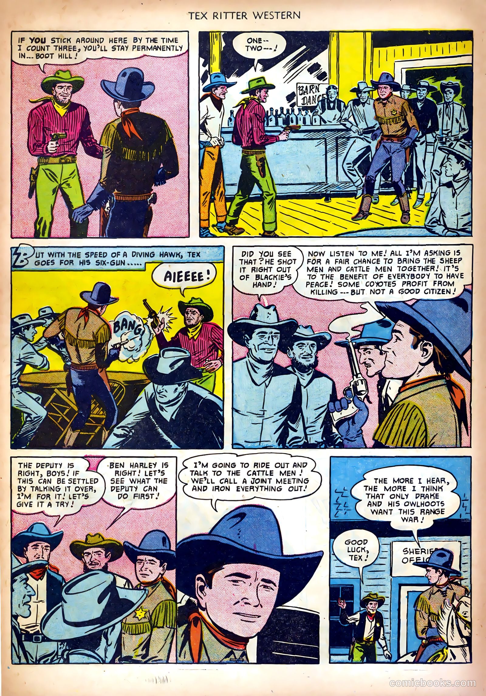 Tex Ritter Western #5 (1951) — page 7 of 36