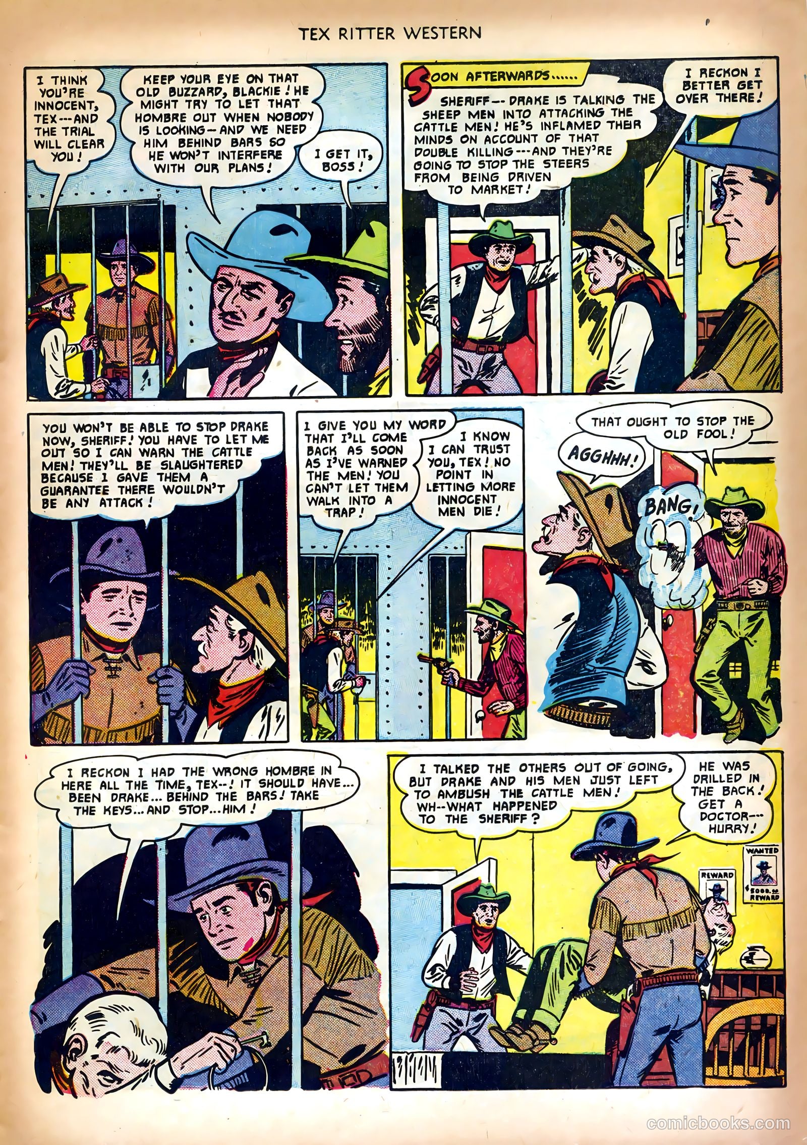 Tex Ritter Western #5 (1951) — page 11 of 36