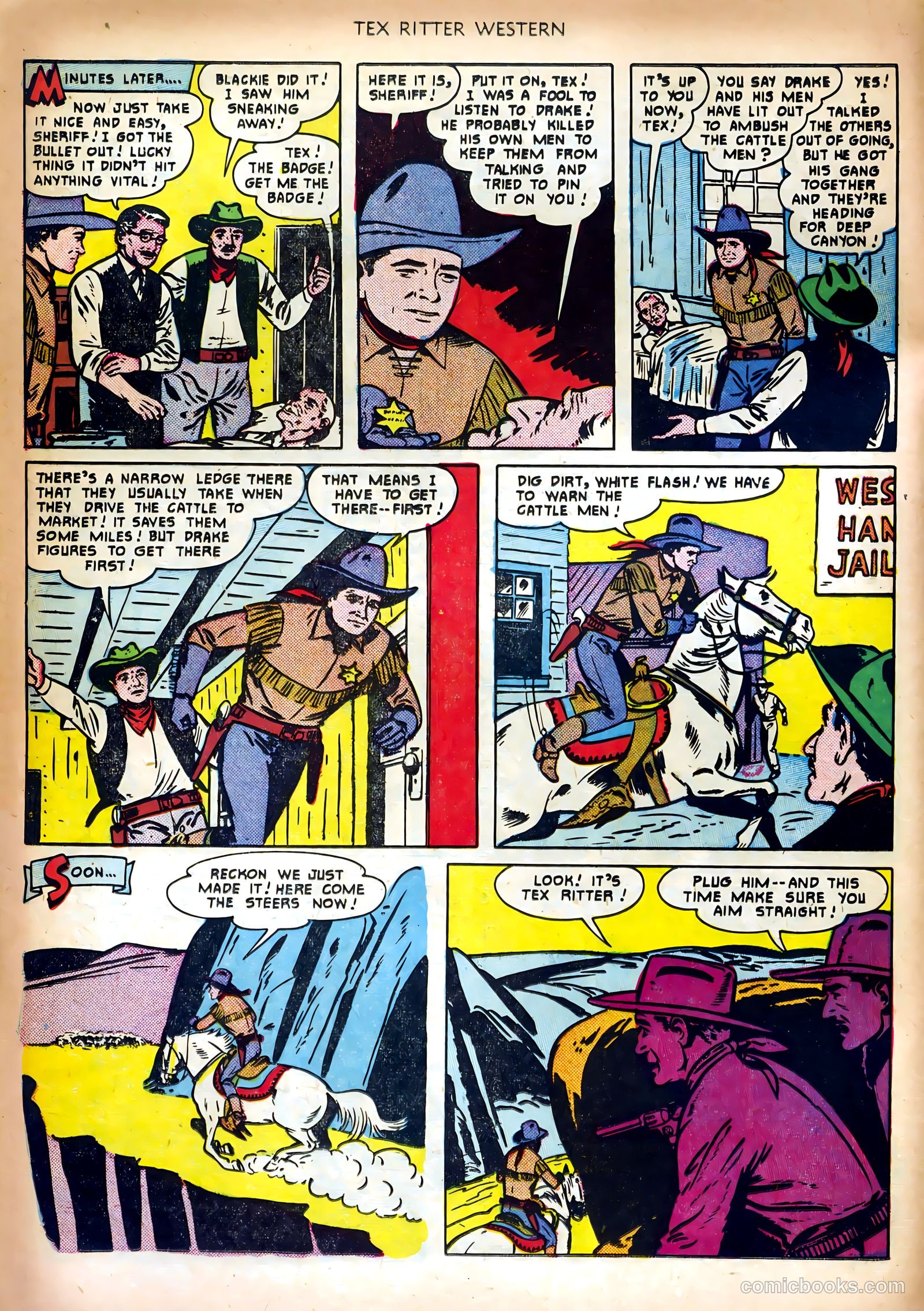 Tex Ritter Western #5 (1951) — page 12 of 36