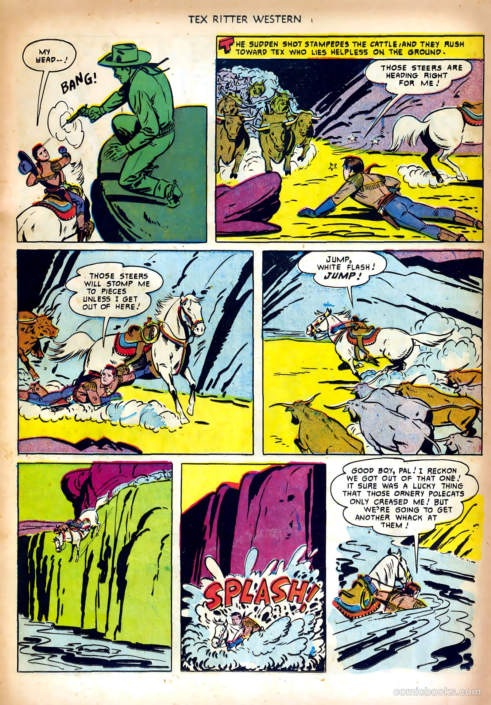 Tex Ritter Western #5 (1951) — page 13 of 36