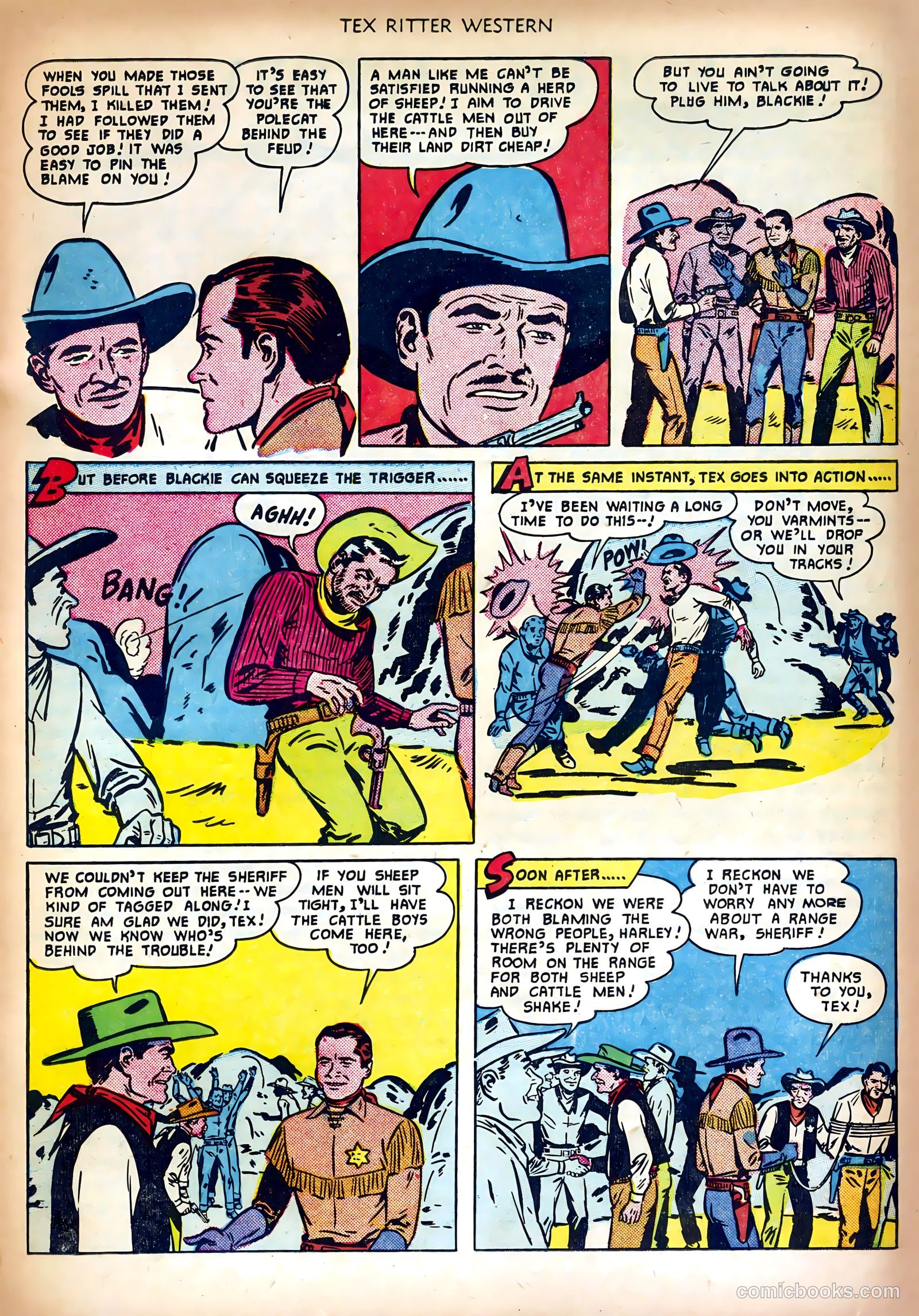 Tex Ritter Western #5 (1951) — page 15 of 36