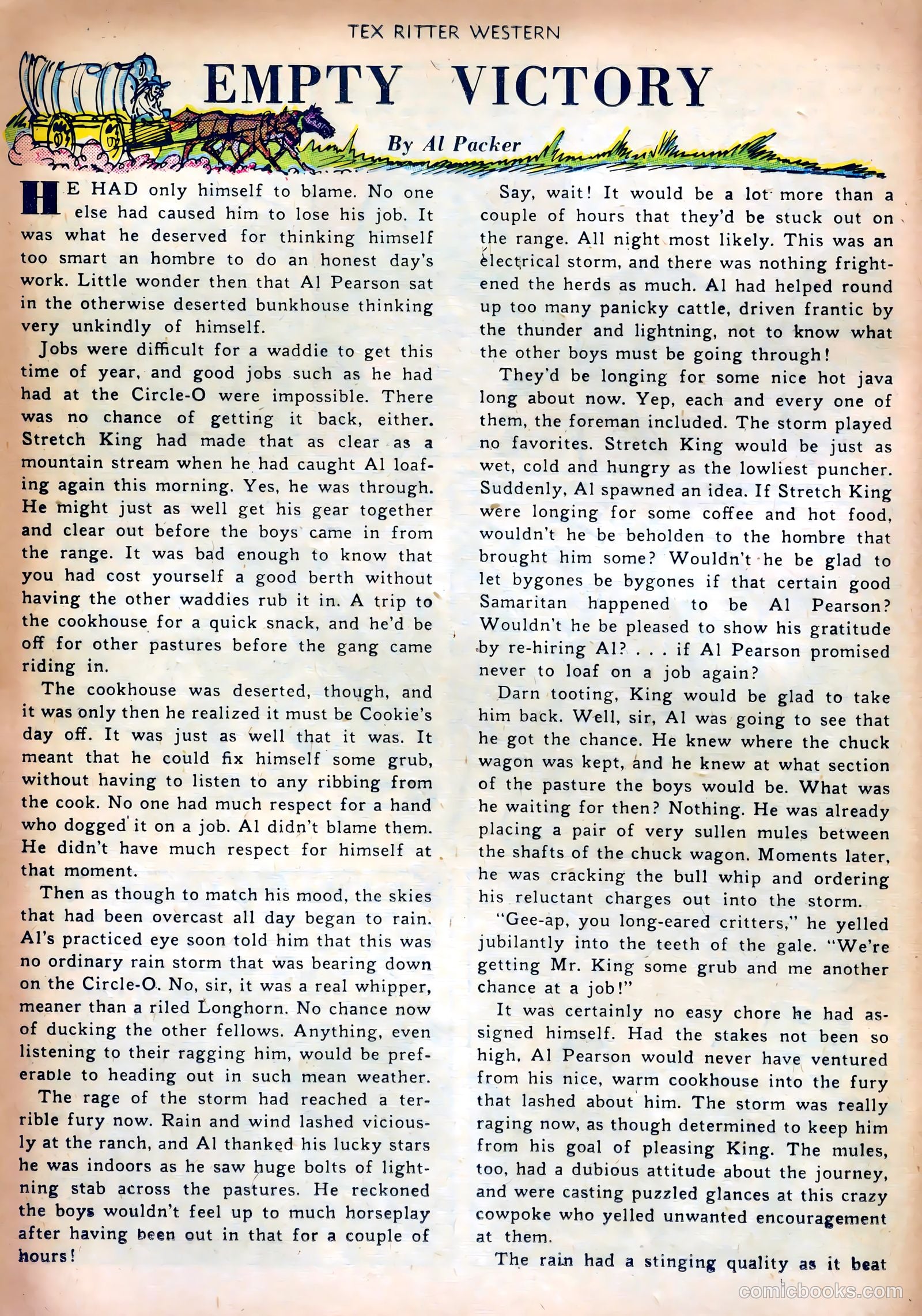 Tex Ritter Western #5 (1951) — page 16 of 36