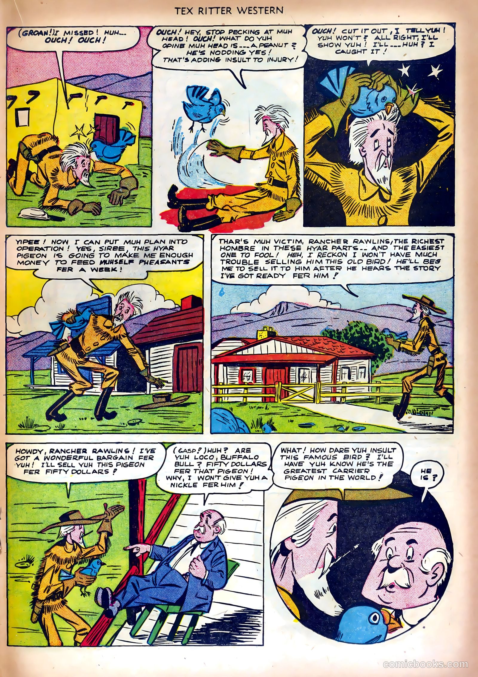 Tex Ritter Western #5 (1951) — page 19 of 36
