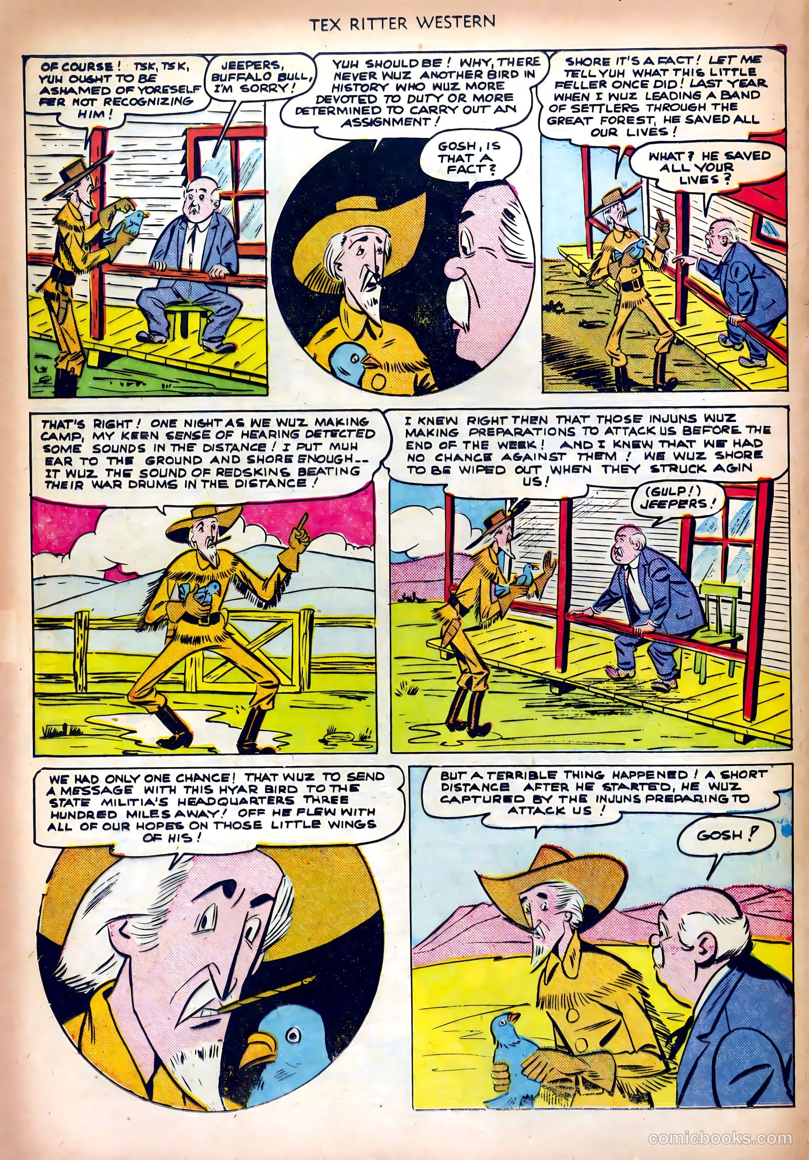 Tex Ritter Western #5 (1951) — page 20 of 36