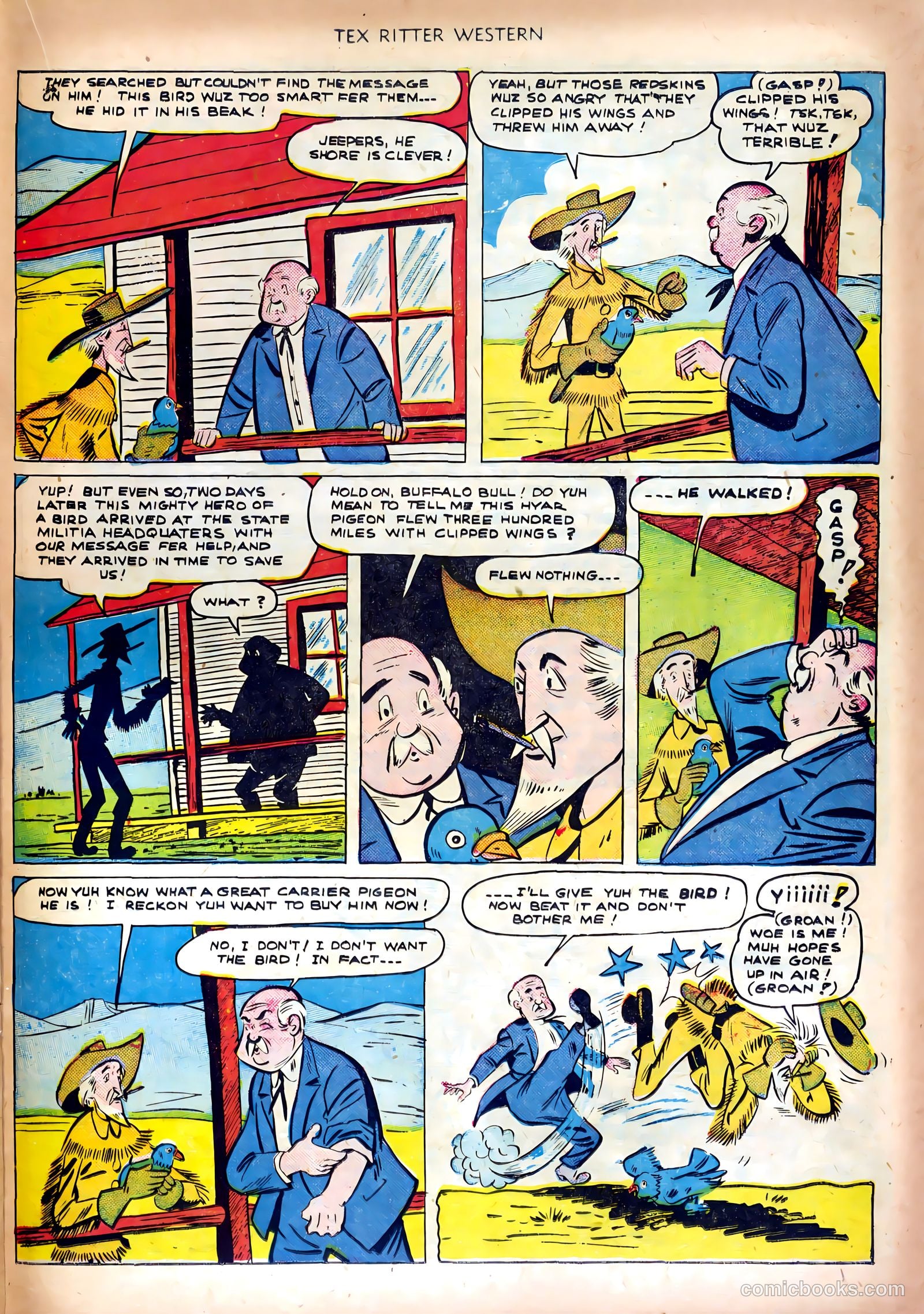 Tex Ritter Western #5 (1951) — page 21 of 36
