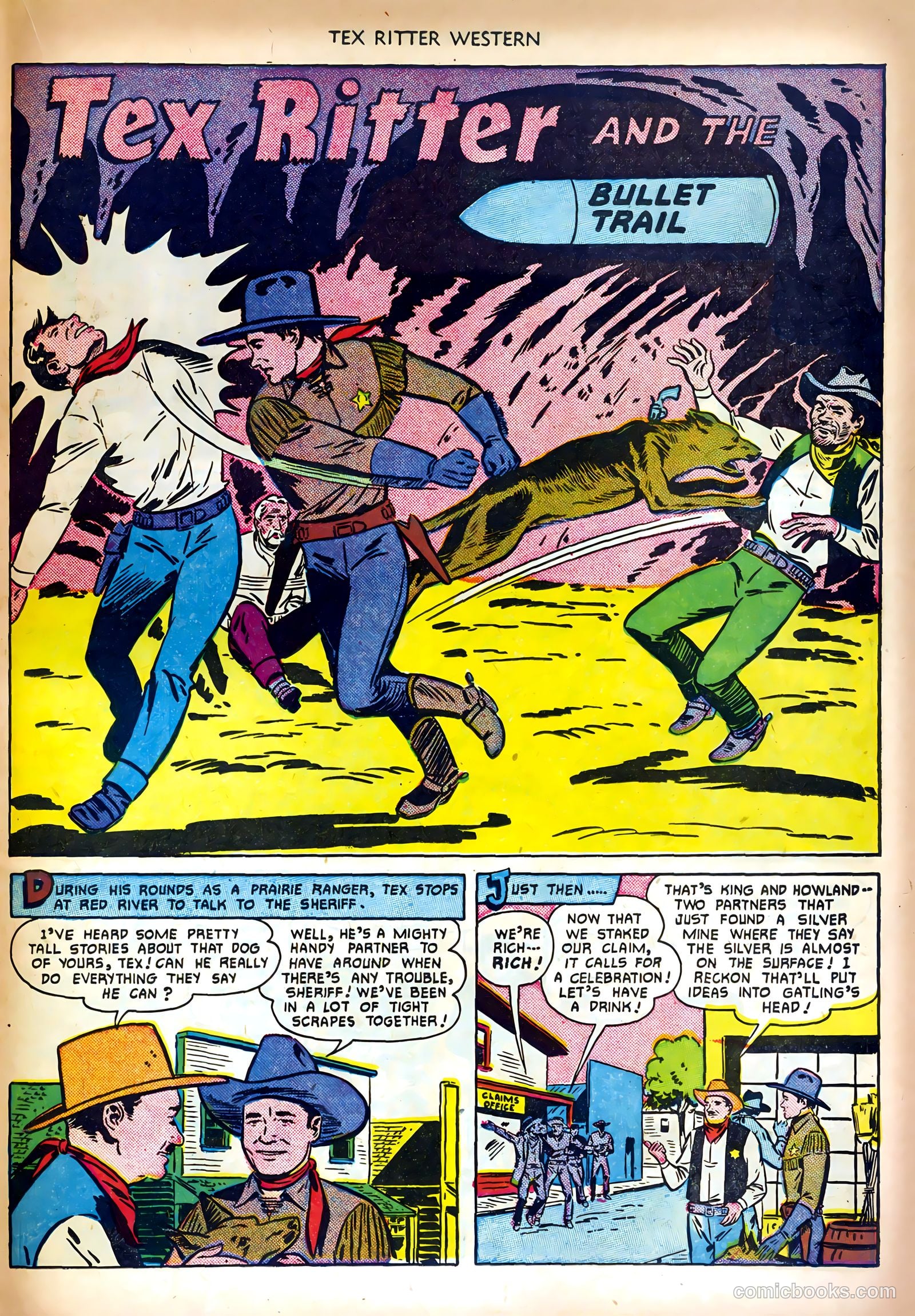 Tex Ritter Western #5 (1951) — page 23 of 36