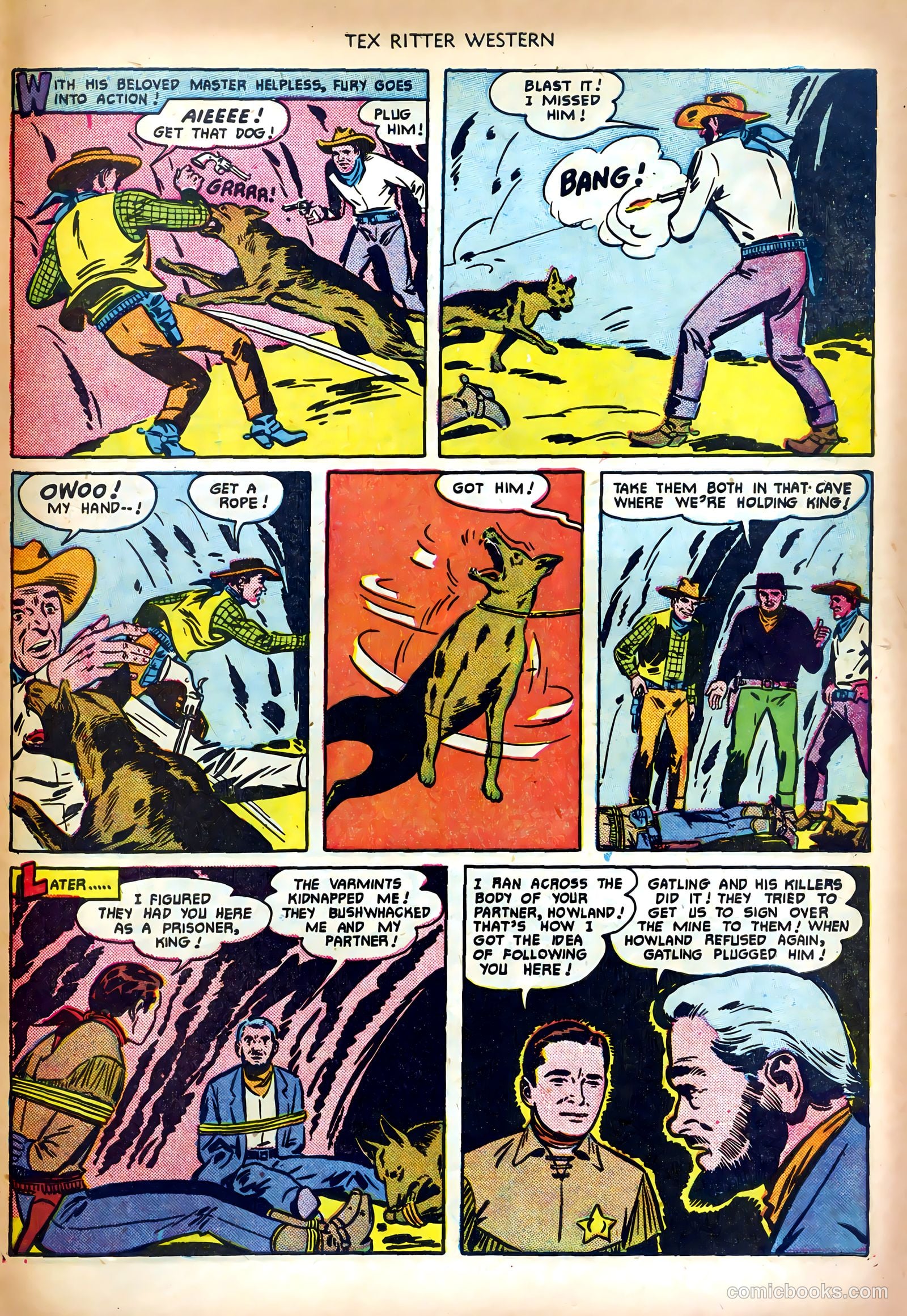 Tex Ritter Western #5 (1951) — page 27 of 36