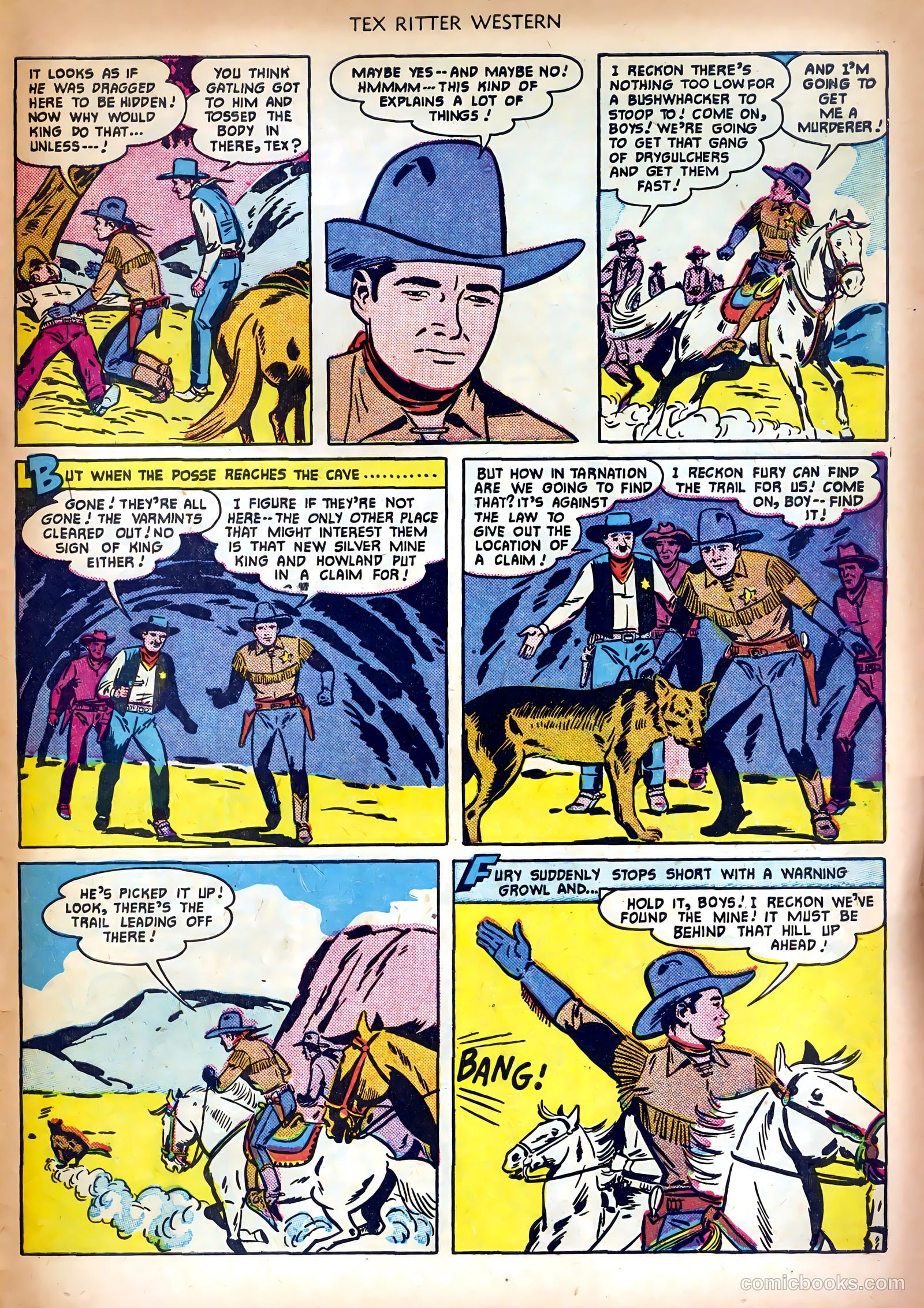 Tex Ritter Western #5 (1951) — page 31 of 36