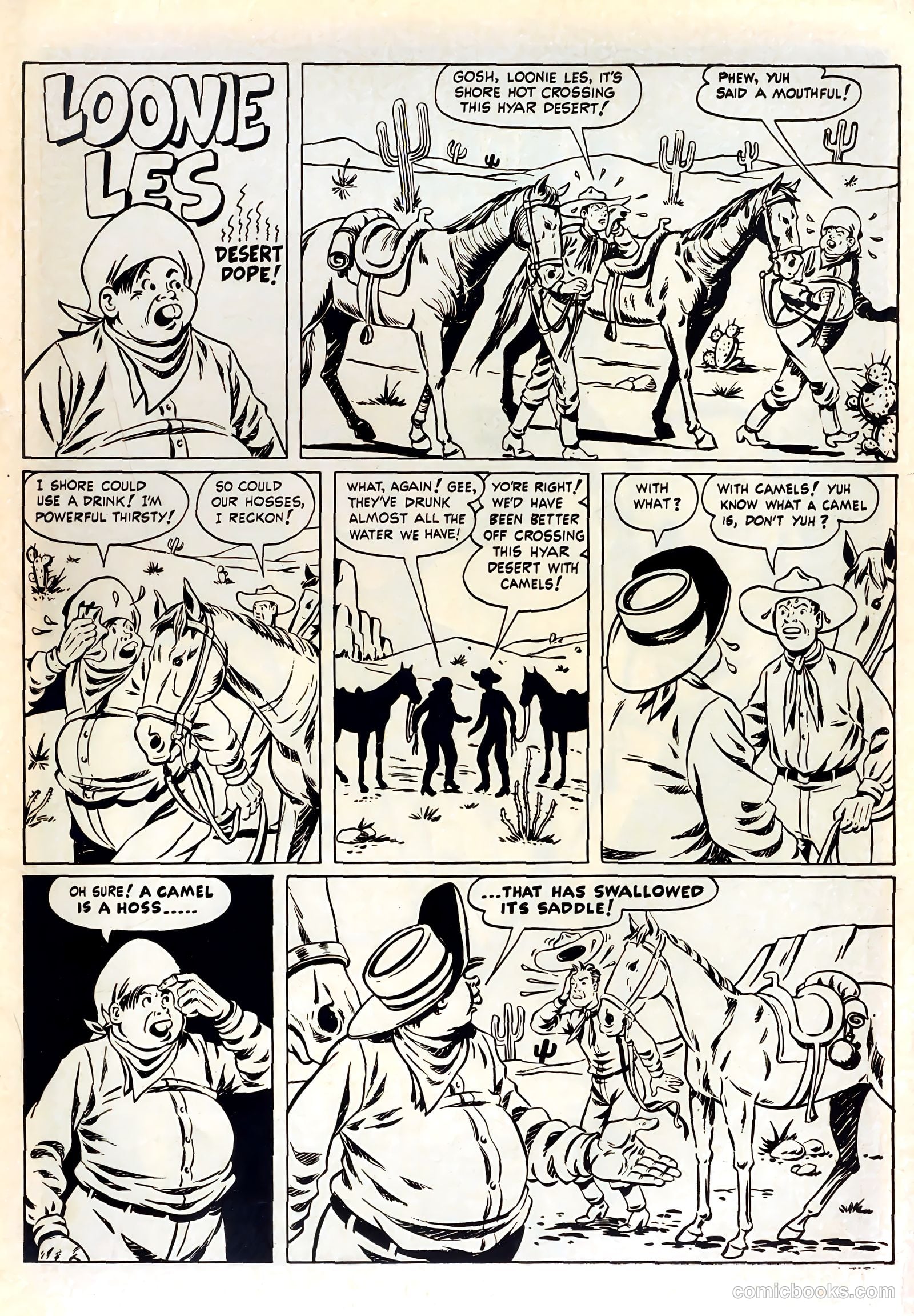 Tex Ritter Western #5 (1951) — page 35 of 36