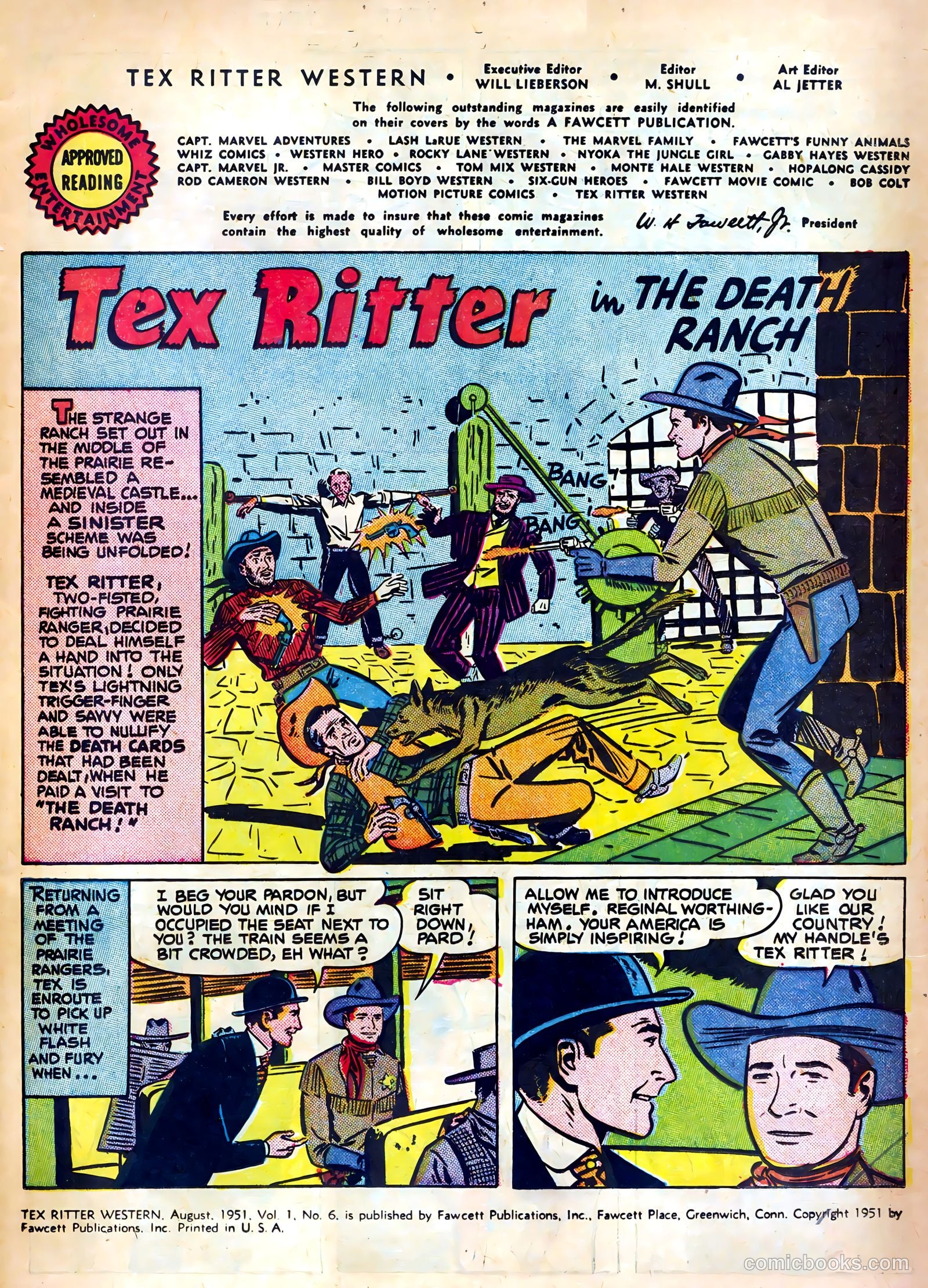 Tex Ritter Western #6 (1951) — page 3 of 36