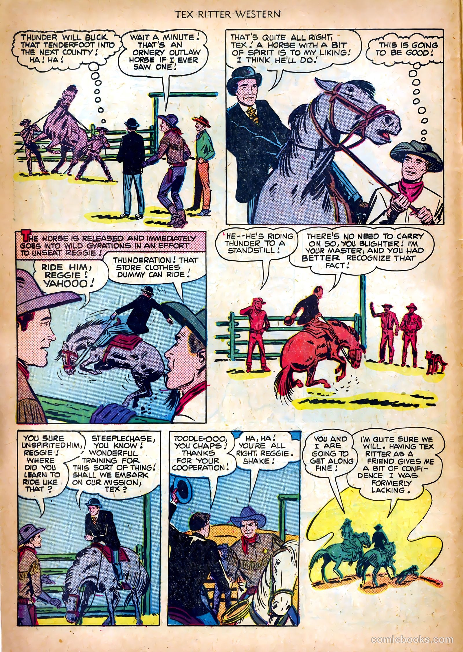 Tex Ritter Western #6 (1951) — page 6 of 36