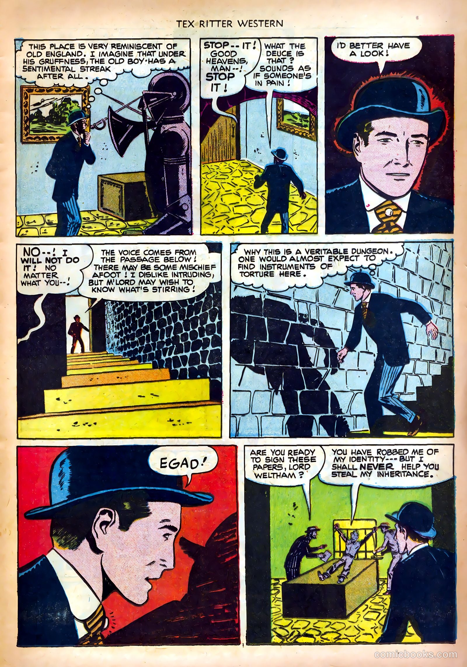 Tex Ritter Western #6 (1951) — page 9 of 36