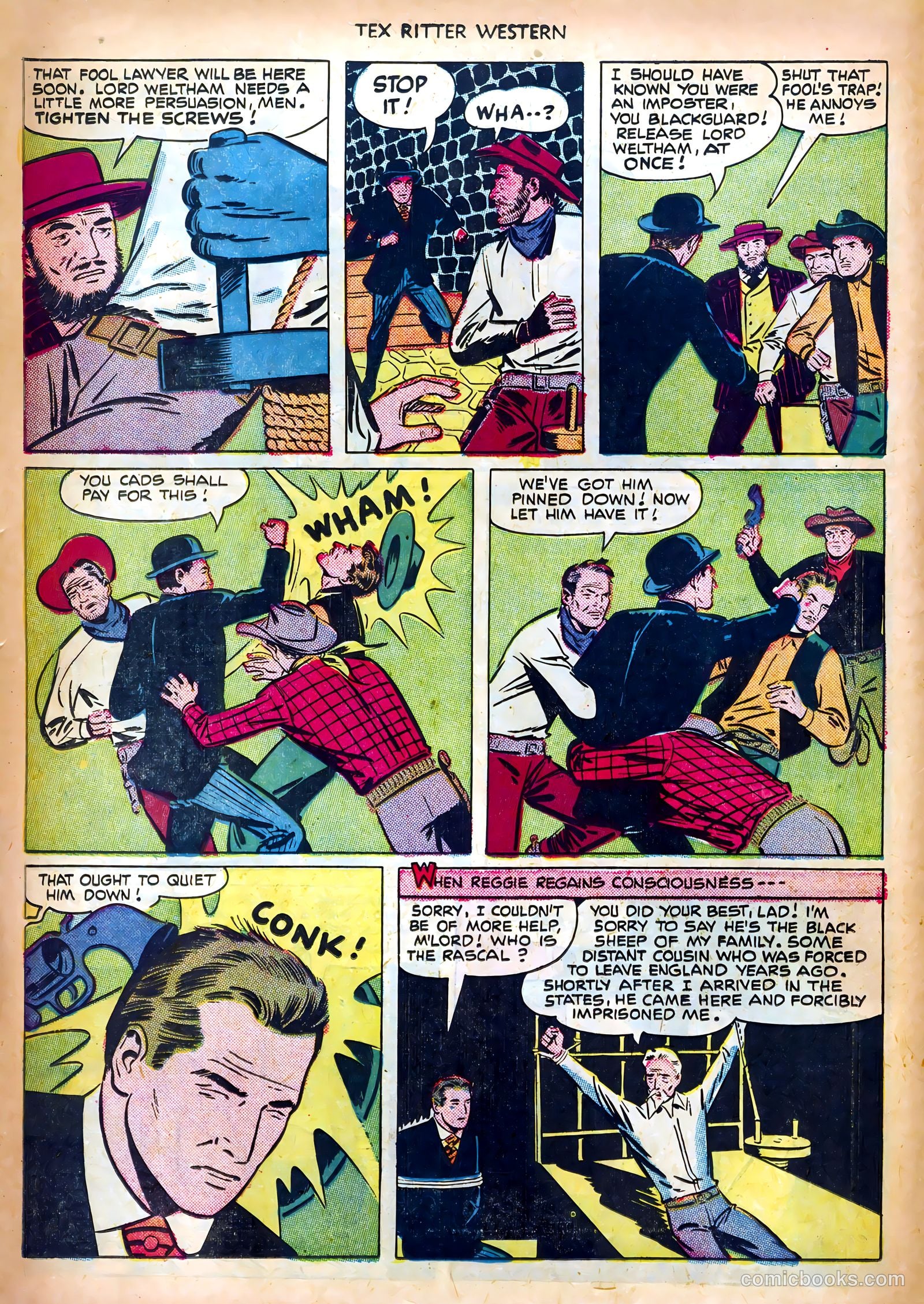Tex Ritter Western #6 (1951) — page 10 of 36