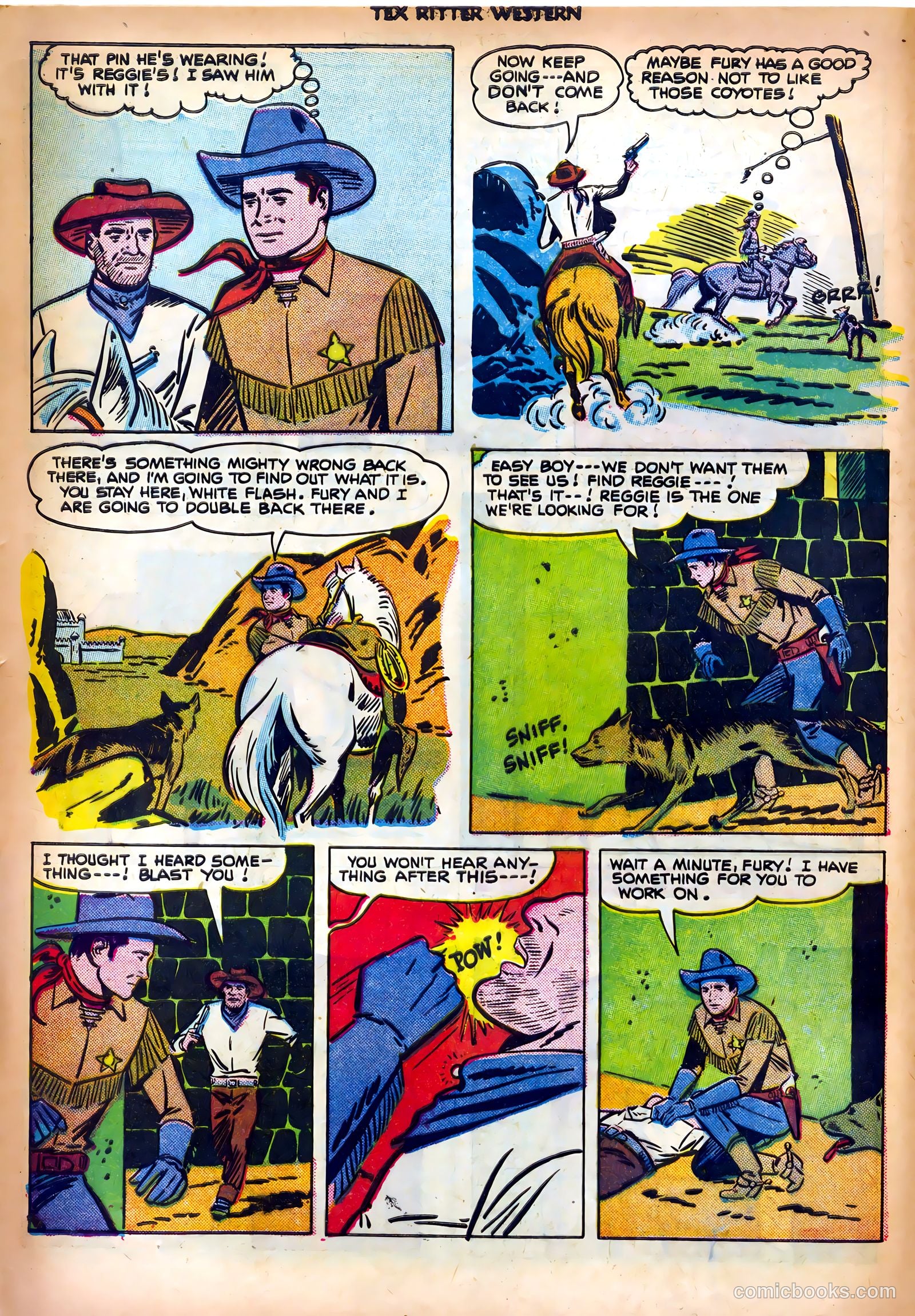 Tex Ritter Western #6 (1951) — page 12 of 36