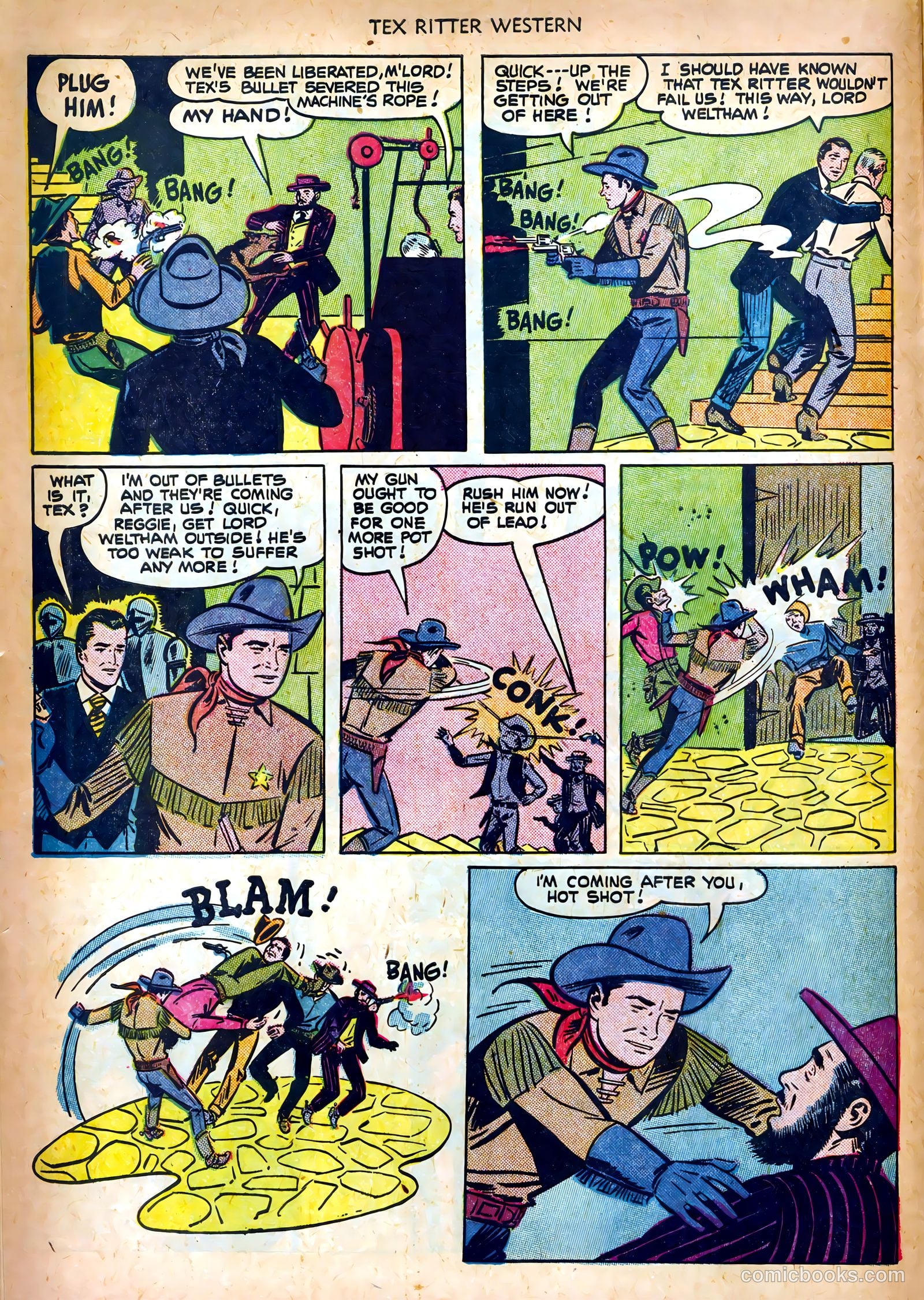 Tex Ritter Western #6 (1951) — page 14 of 36