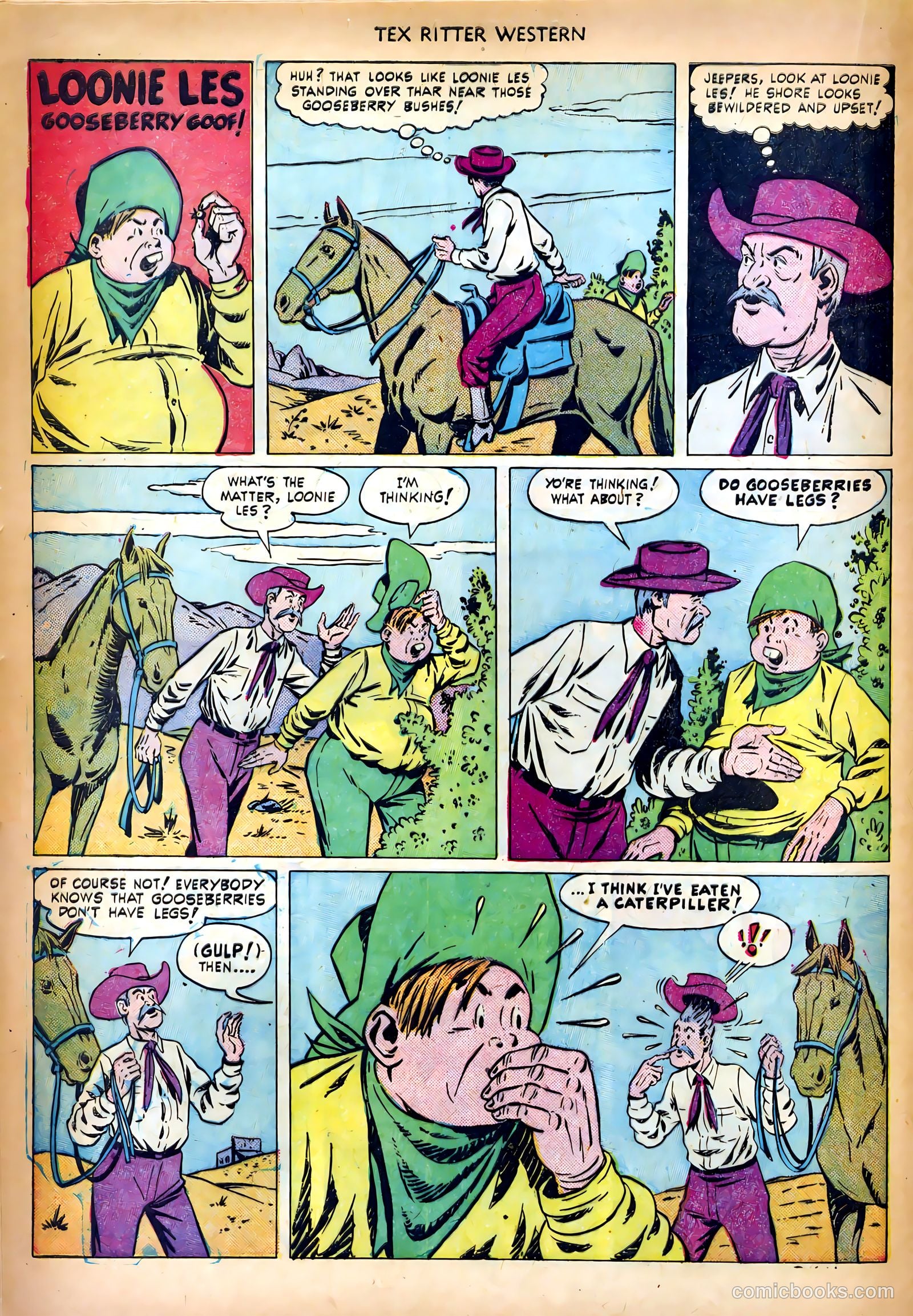 Tex Ritter Western #6 (1951) — page 16 of 36