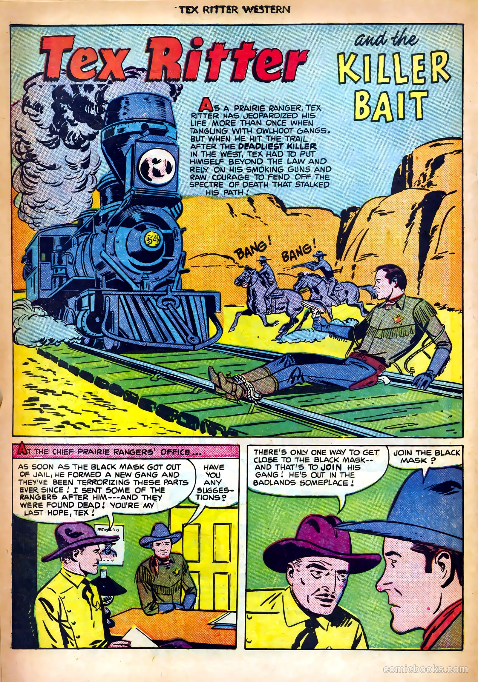 Tex Ritter Western #6 (1951) — page 18 of 36