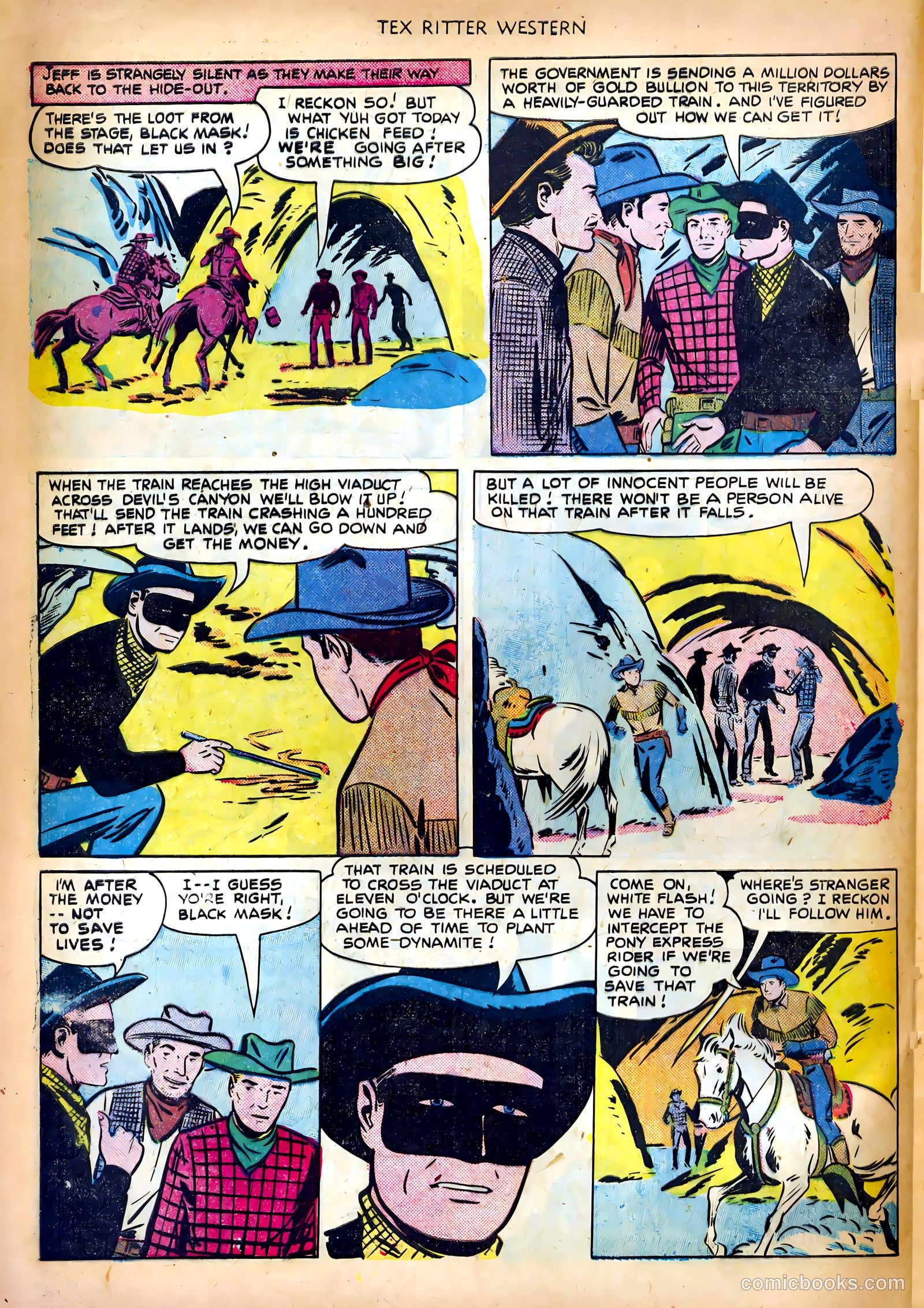 Tex Ritter Western #6 (1951) — page 24 of 36