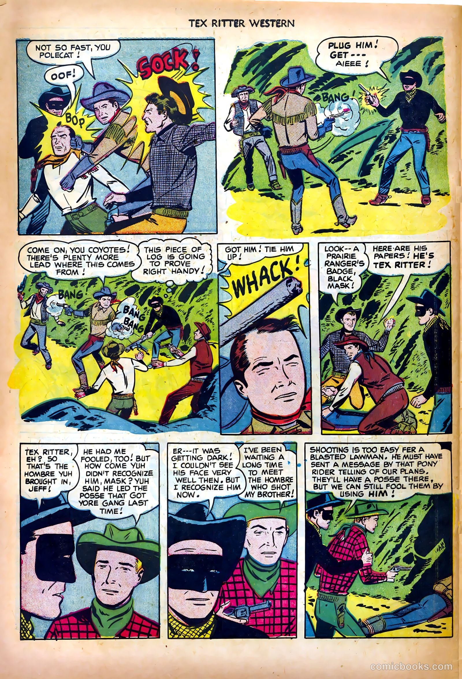Tex Ritter Western #6 (1951) — page 26 of 36