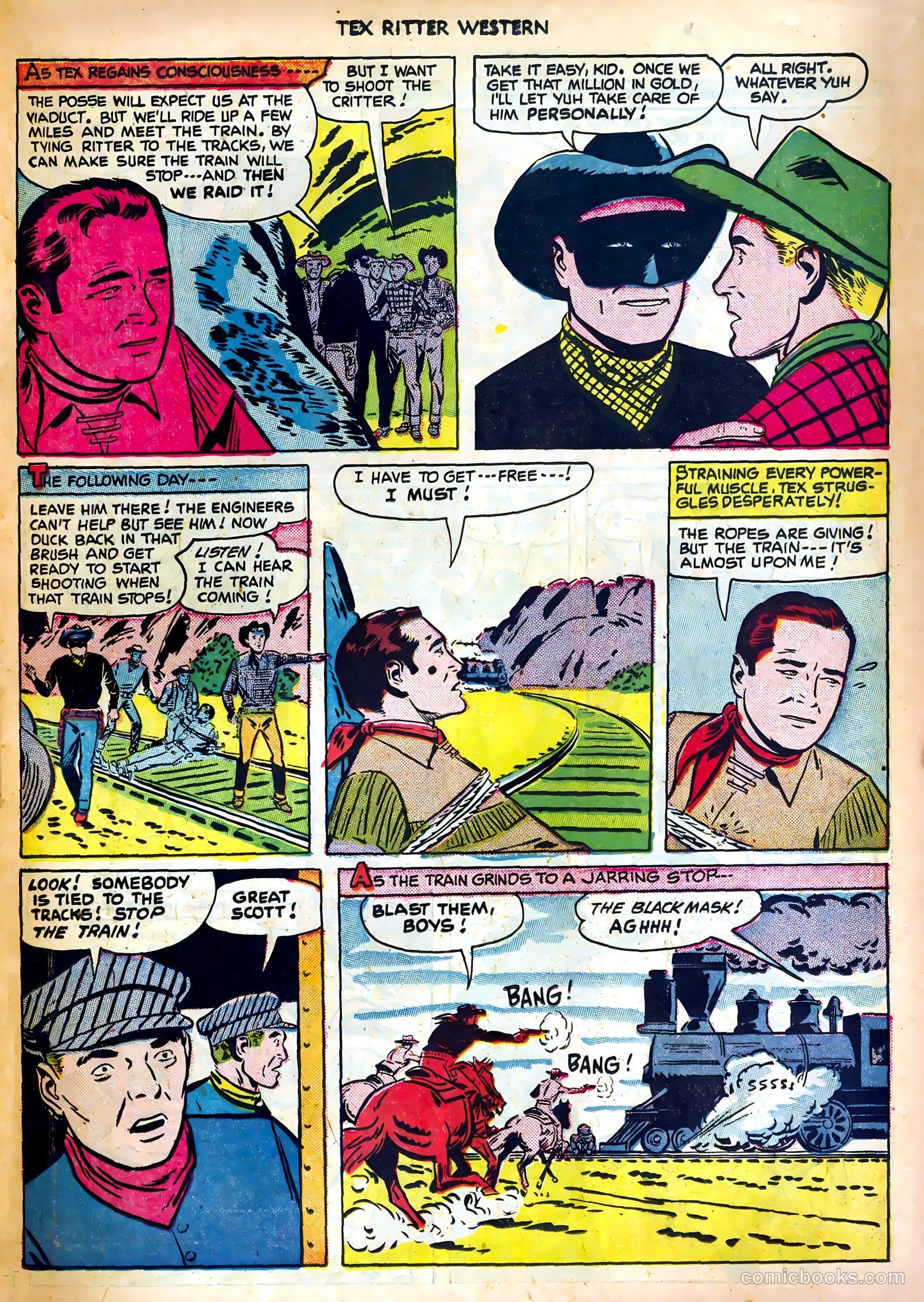 Tex Ritter Western #6 (1951) — page 27 of 36
