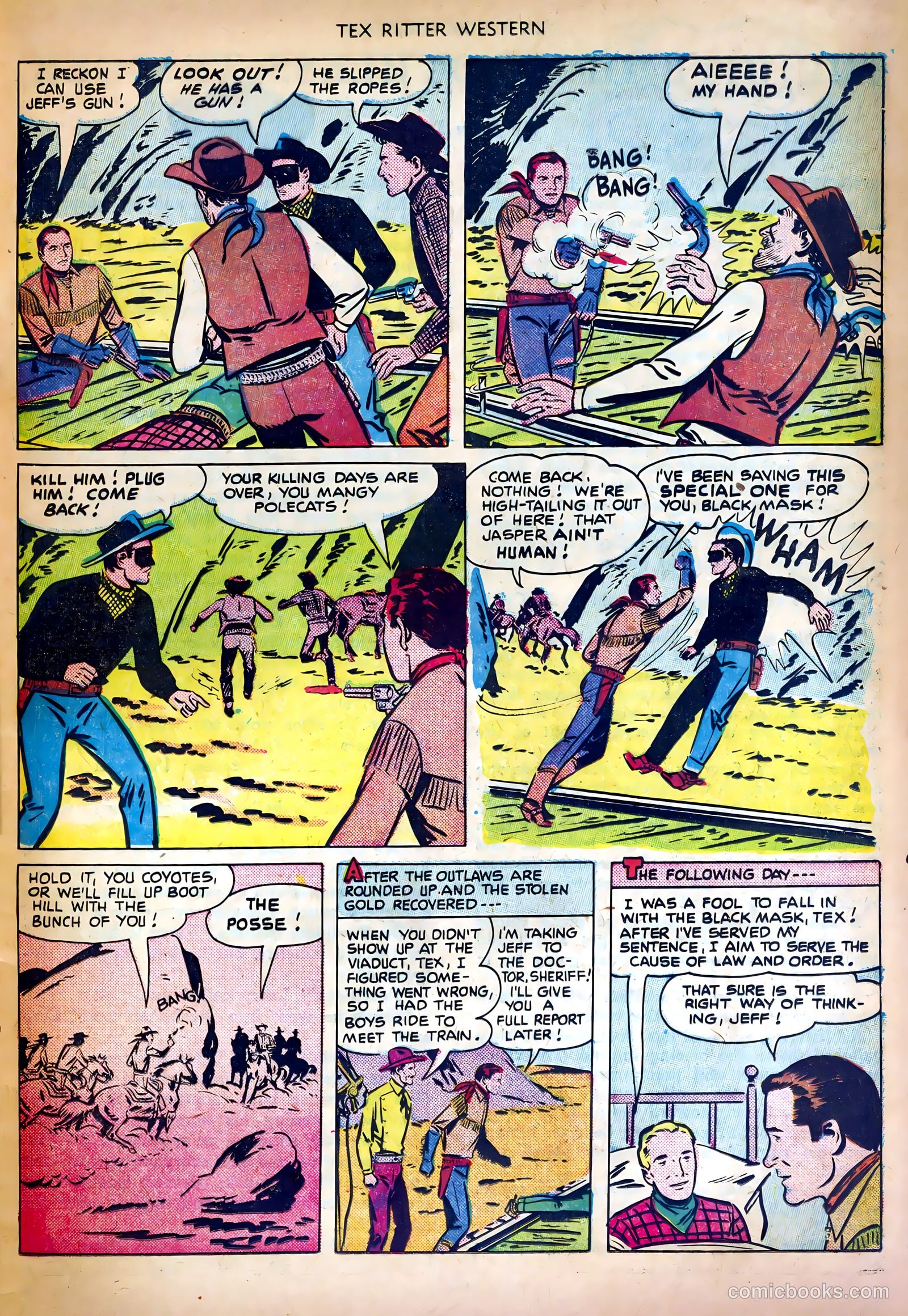 Tex Ritter Western #6 (1951) — page 29 of 36
