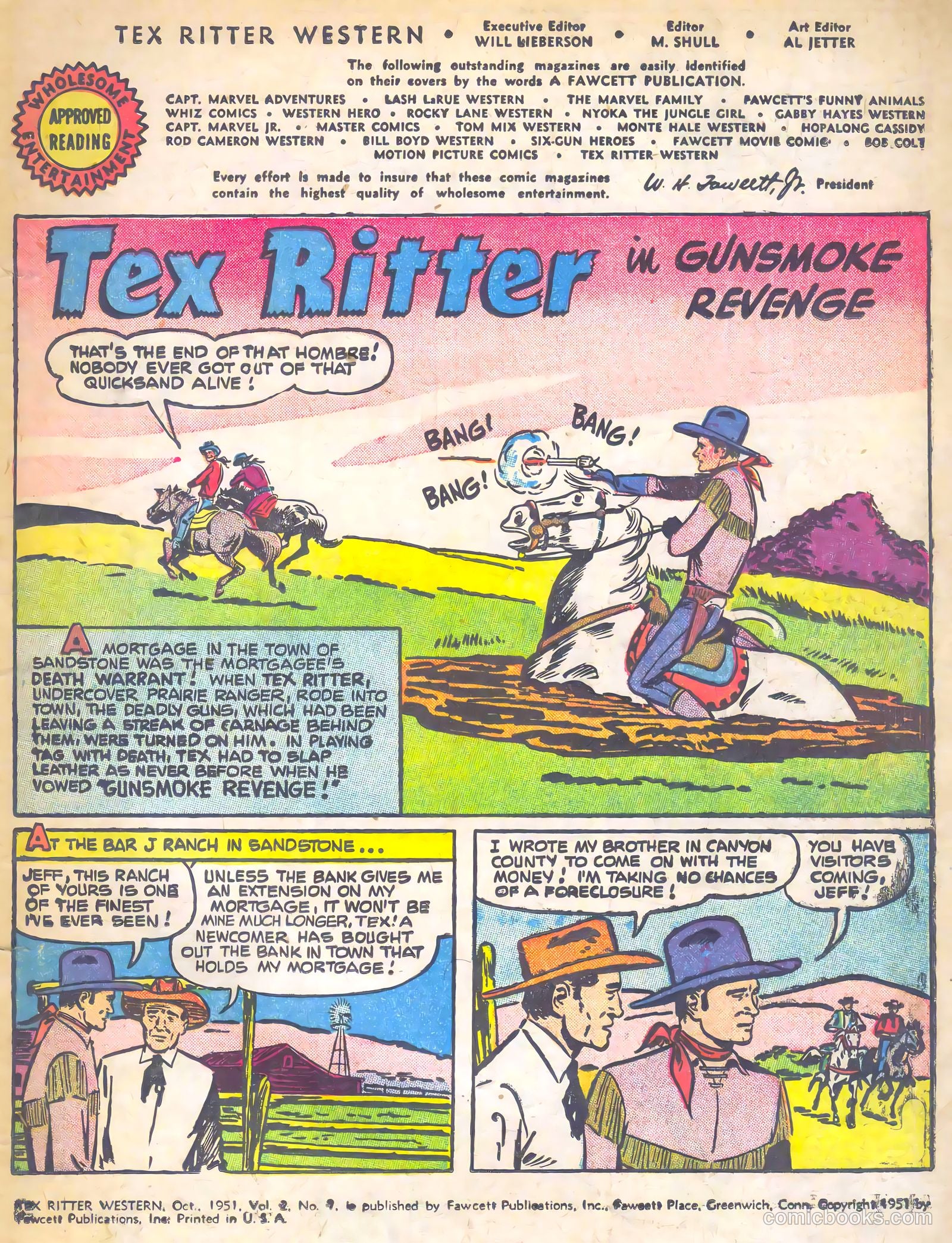 Tex Ritter Western #7 (1951) — page 3 of 36