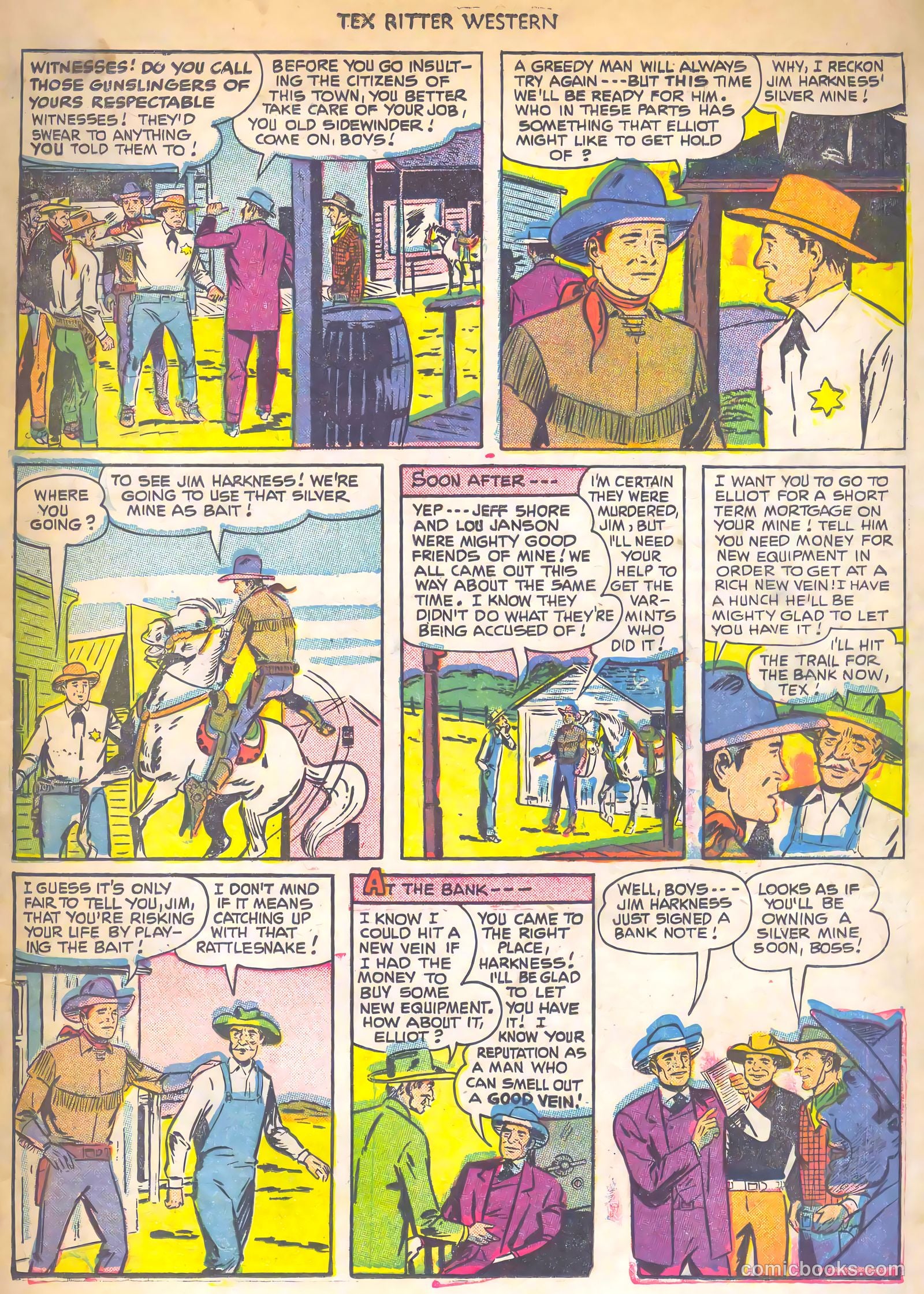 Tex Ritter Western #7 (1951) — page 7 of 36