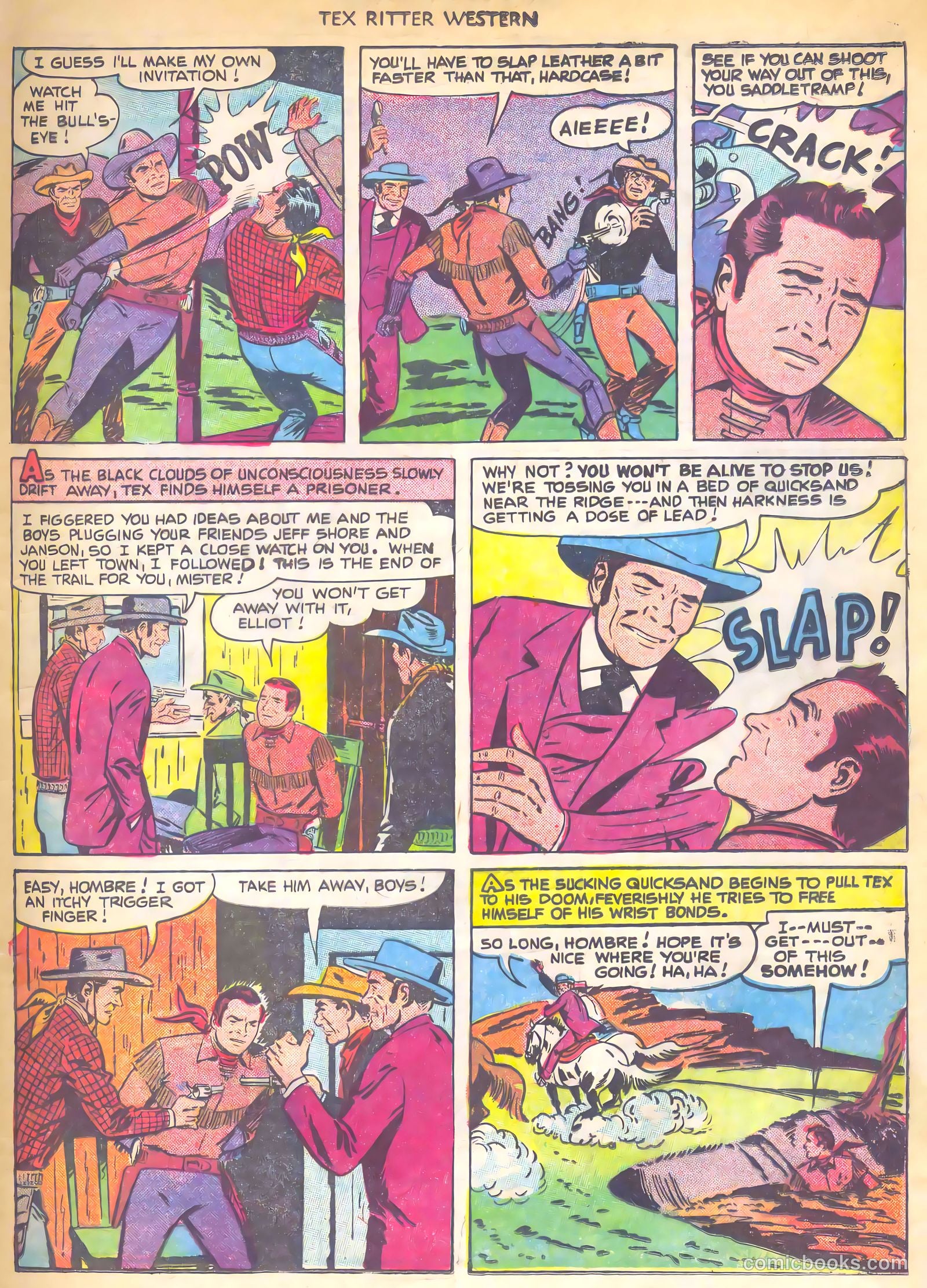 Tex Ritter Western #7 (1951) — page 9 of 36