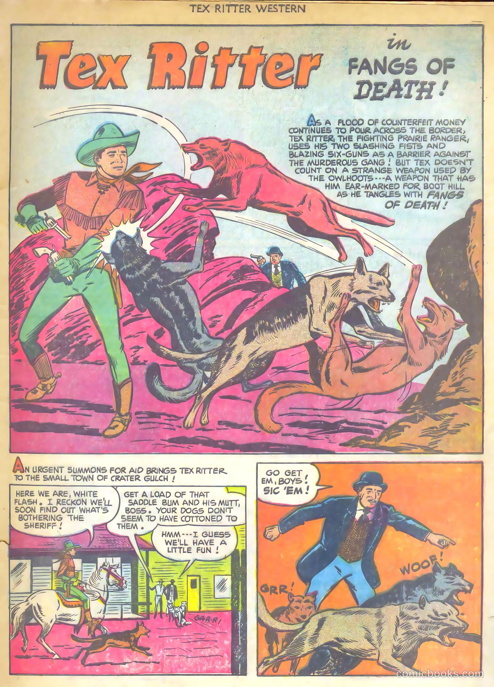 Tex Ritter Western #7 (1951) — page 17 of 36