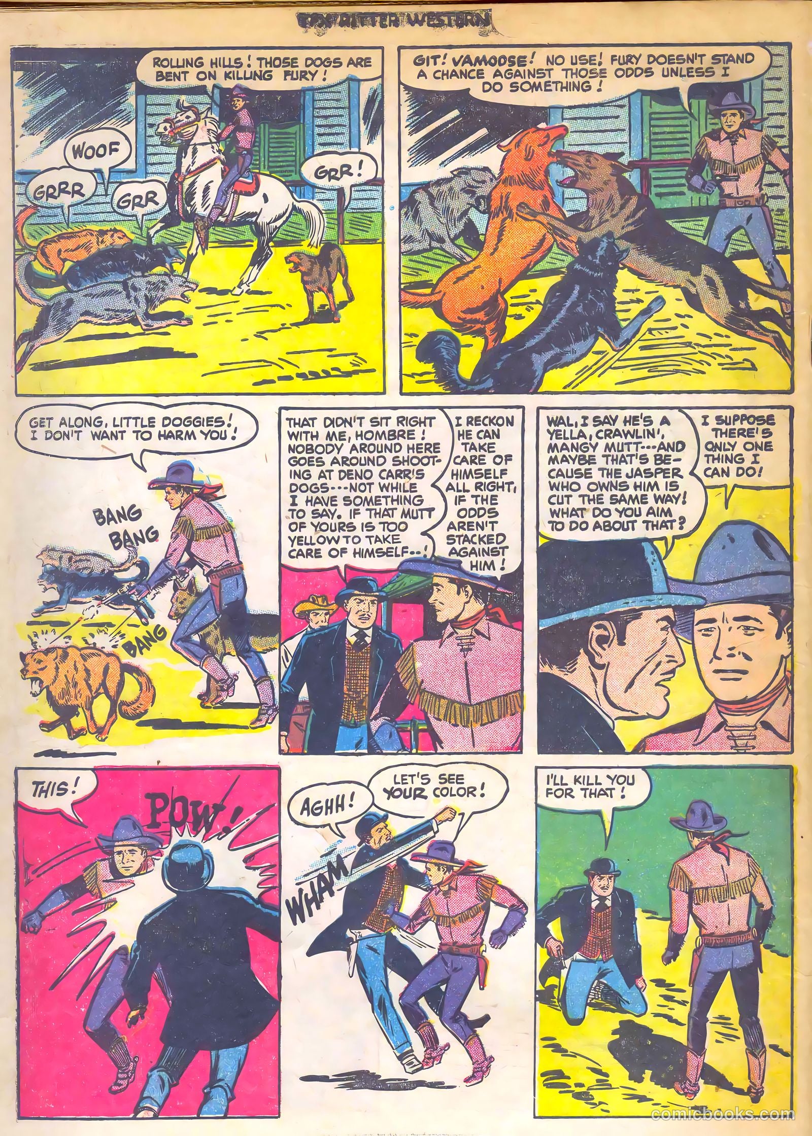 Tex Ritter Western #7 (1951) — page 18 of 36