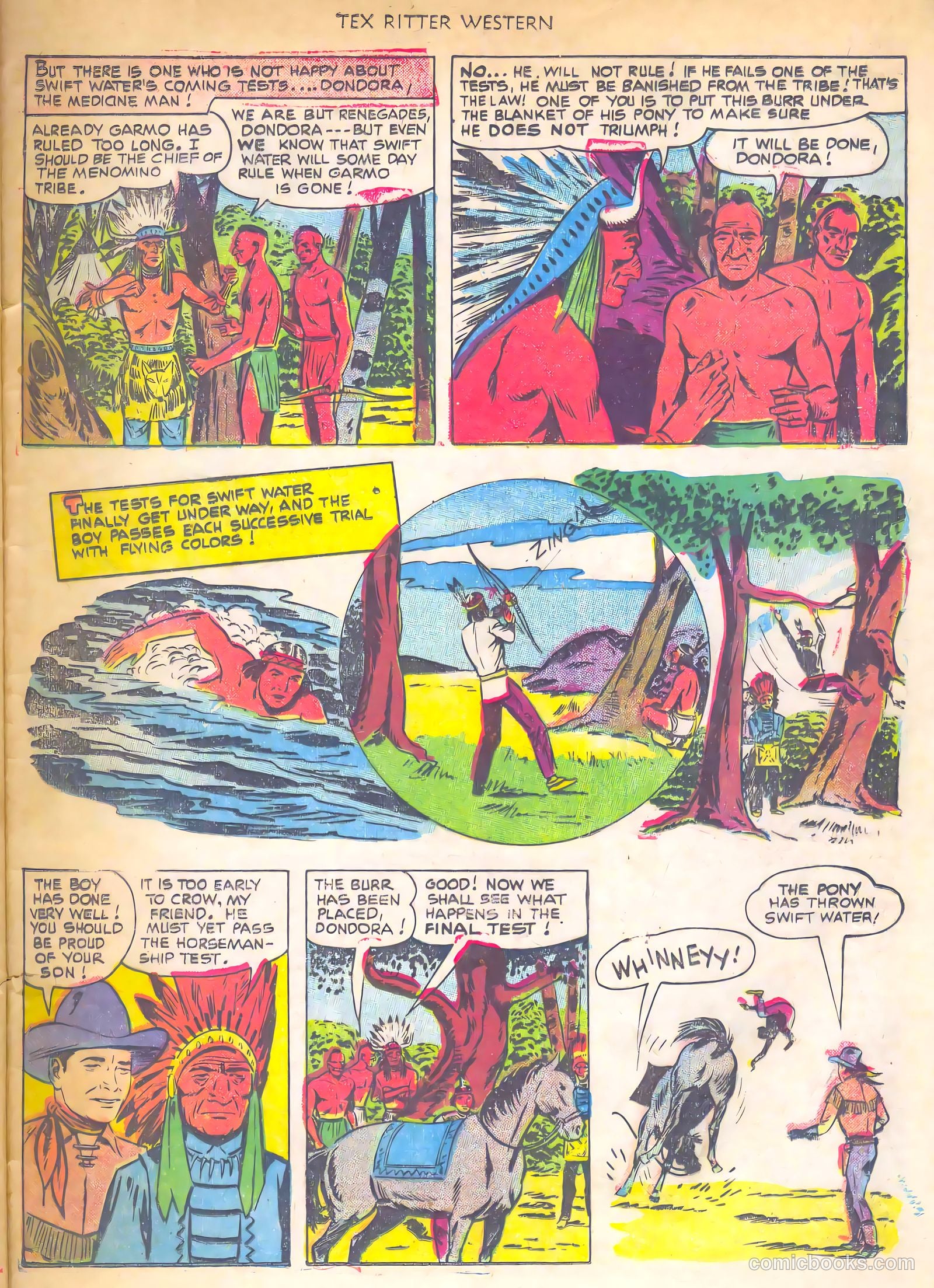 Tex Ritter Western #7 (1951) — page 29 of 36