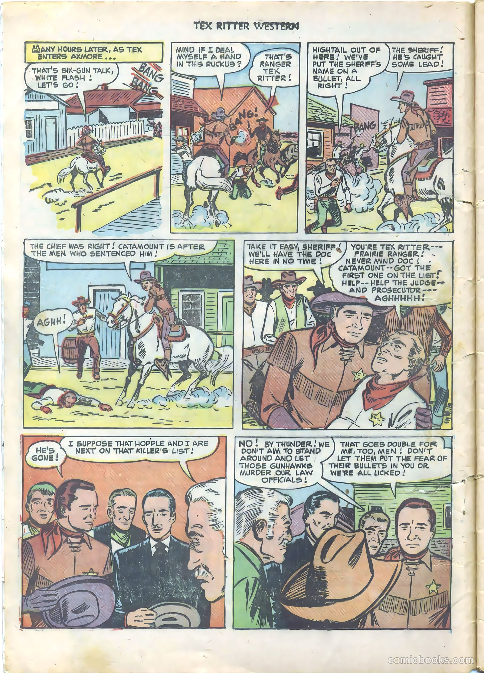 Tex Ritter Western #9 (1952) — page 4 of 36