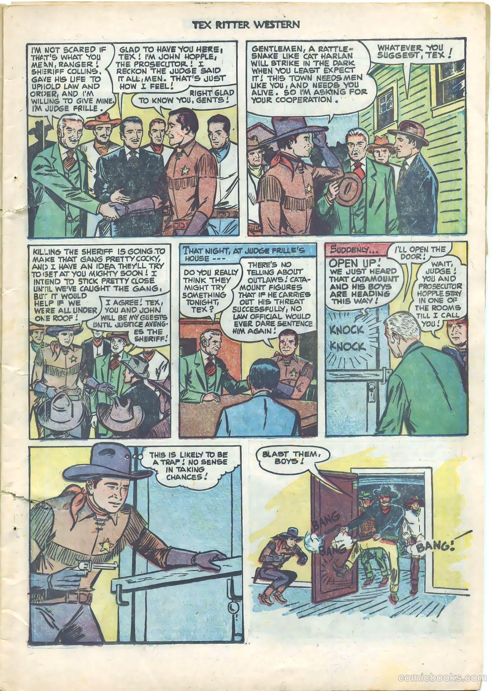 Tex Ritter Western #9 (1952) — page 5 of 36