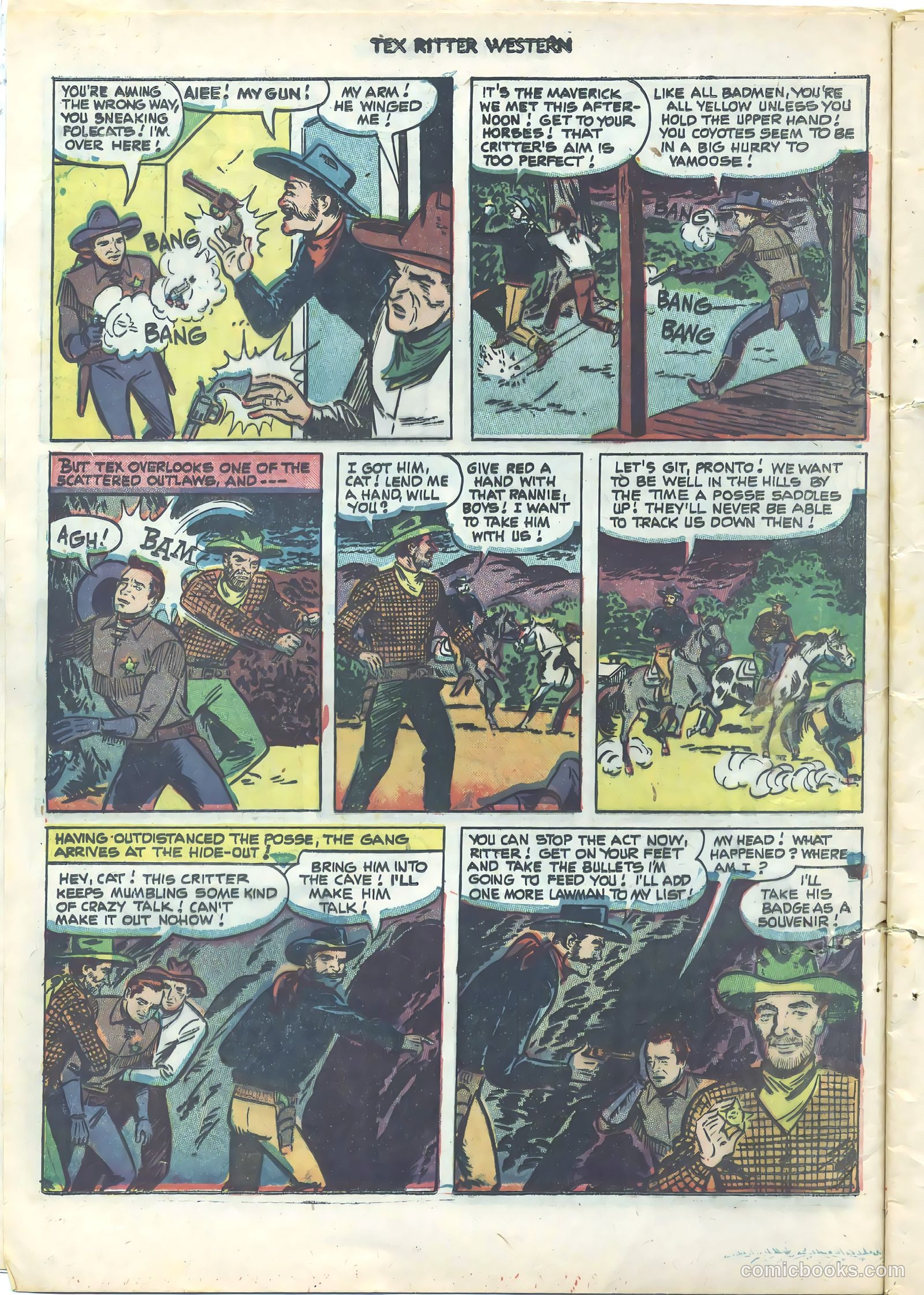 Tex Ritter Western #9 (1952) — page 6 of 36